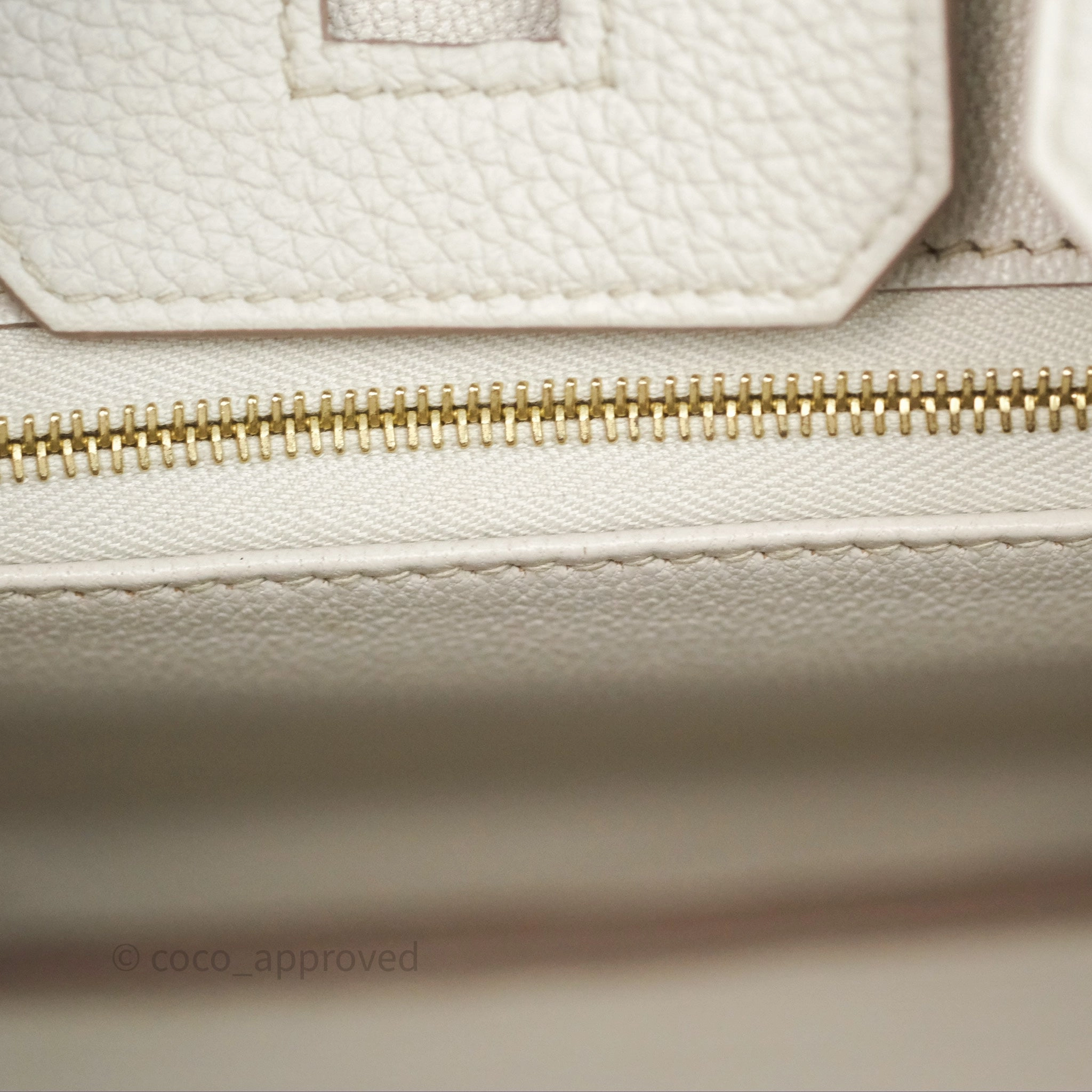 - DM/Email To Purchase - Herms Birkin 25 Retourne Beton Togo Gold Hardware