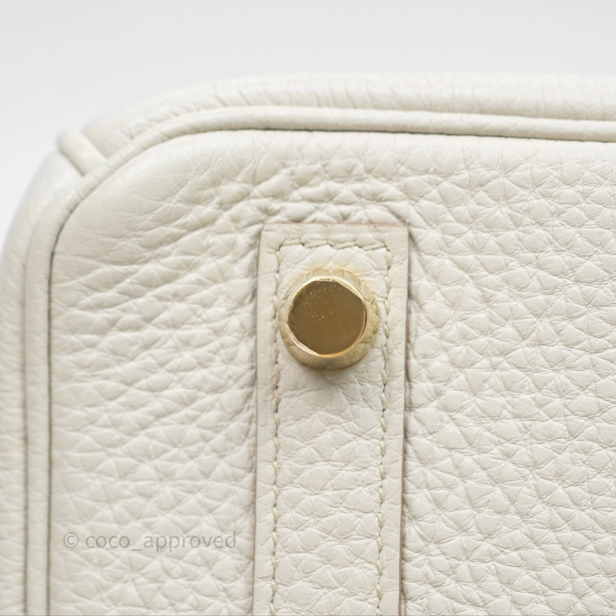 - DM/Email To Purchase - Herms Birkin 25 Retourne Beton Togo Gold Hardware