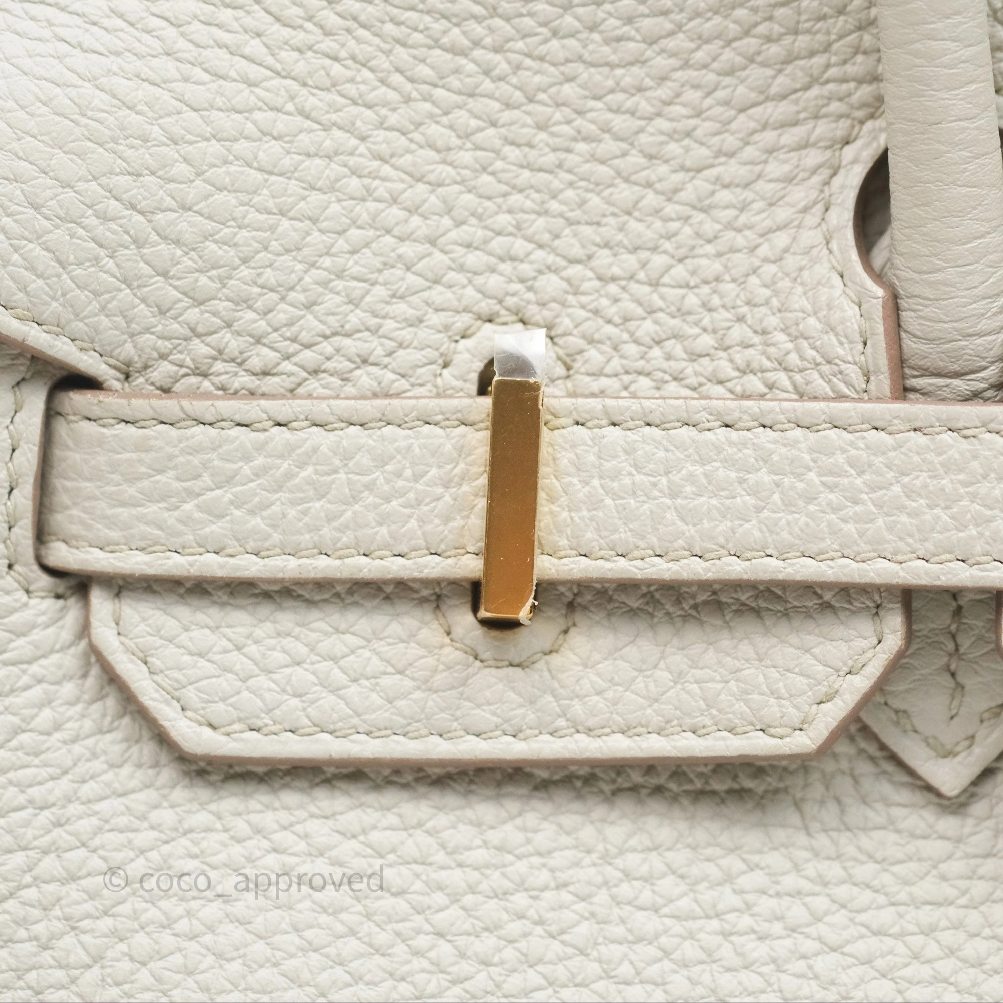 - DM/Email To Purchase - Herms Birkin 25 Retourne Beton Togo Gold Hardware