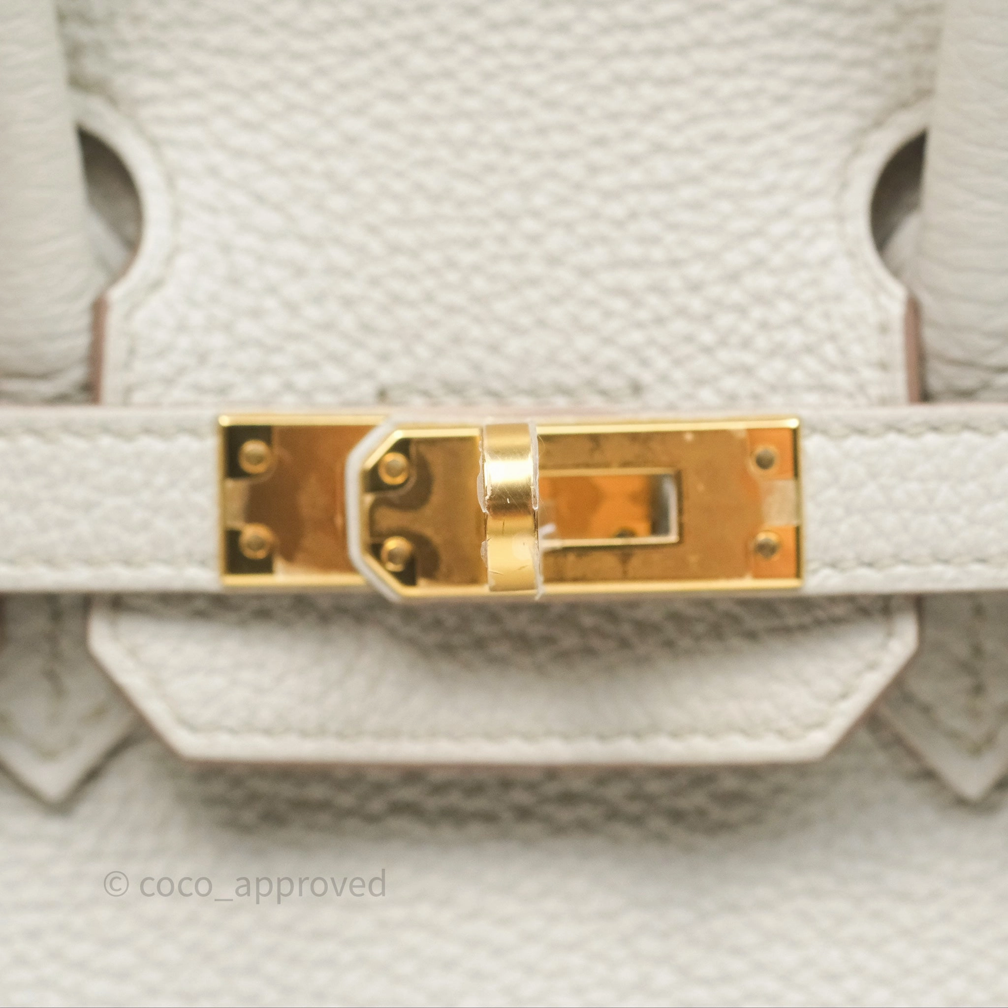 - DM/Email To Purchase - Herms Birkin 25 Retourne Beton Togo Gold Hardware