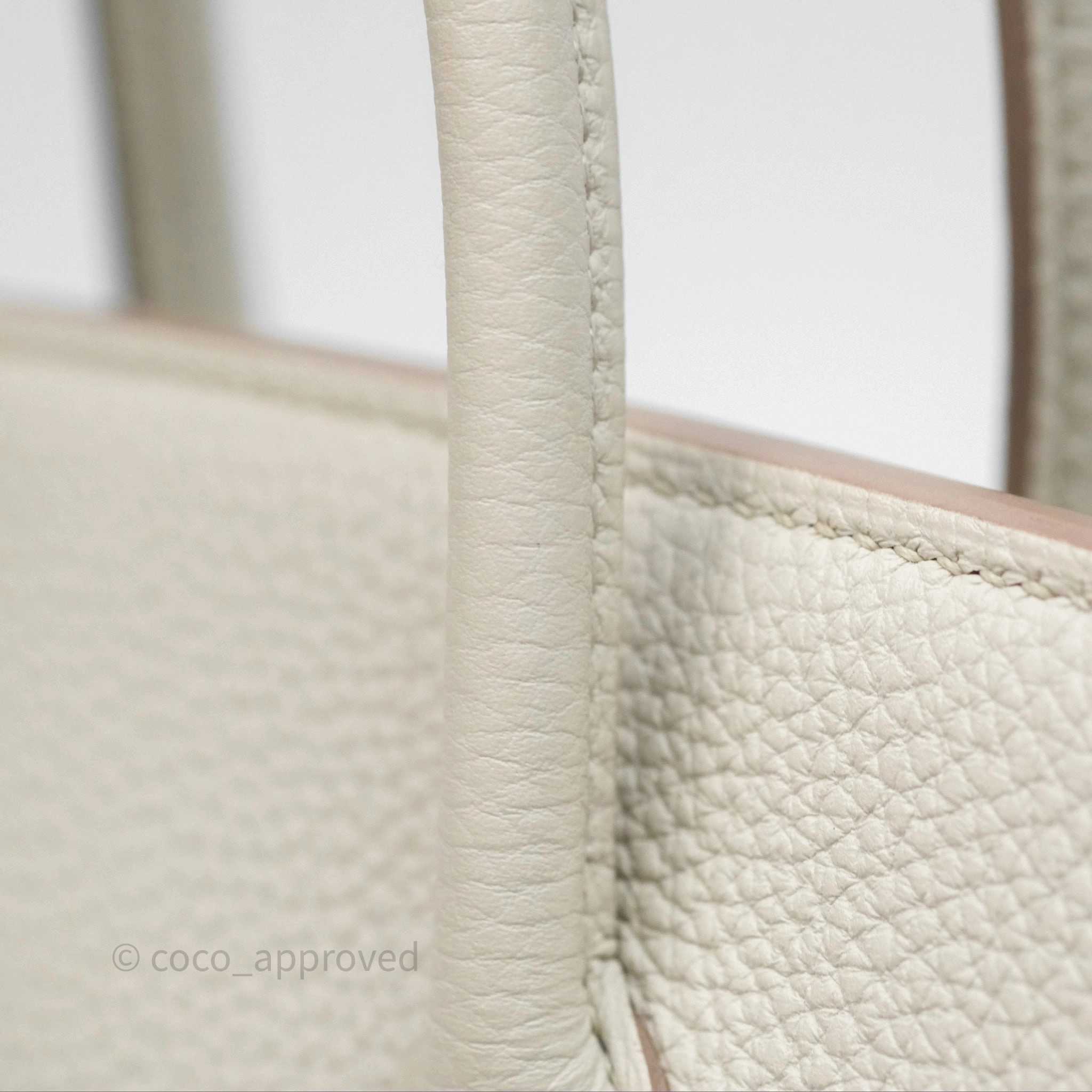 - DM/Email To Purchase - Herms Birkin 25 Retourne Beton Togo Gold Hardware