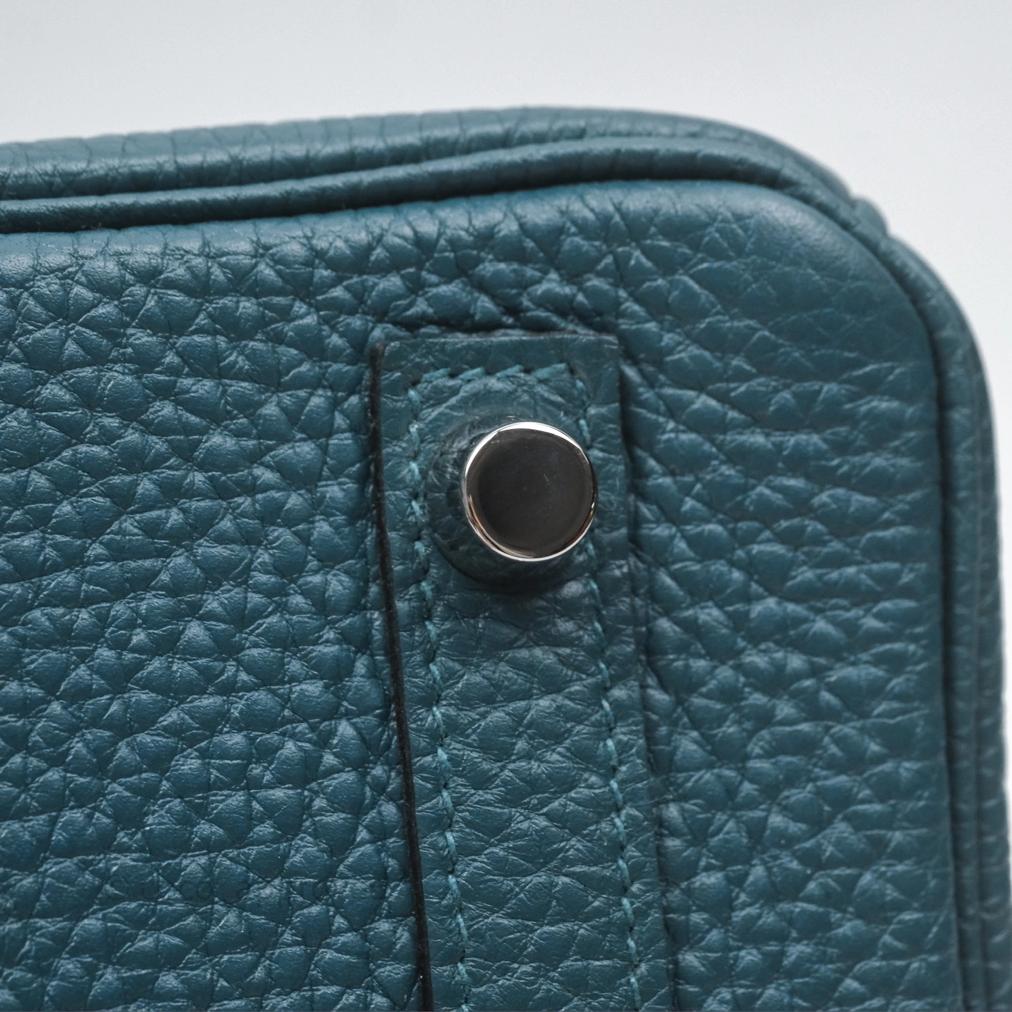 - DM/Email To Purchase - Herms Birkin 25 Retourne Vert Bosphore W0 / Bleu Ocan Z7 Togo Palladium Hardware