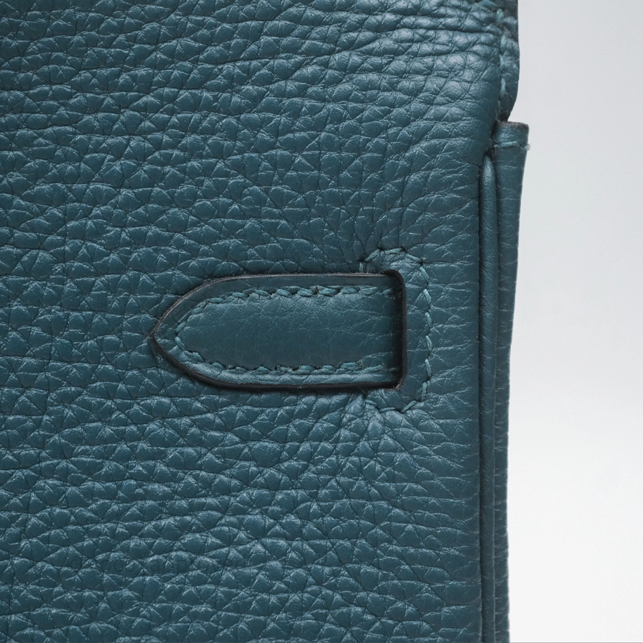 - DM/Email To Purchase - Herms Birkin 25 Retourne Vert Bosphore W0 / Bleu Ocan Z7 Togo Palladium Hardware