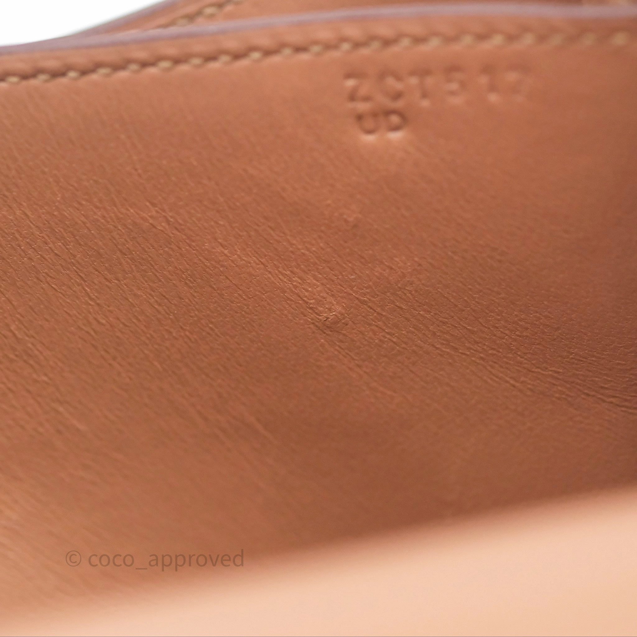 - DM/Email To Purchase - Herms Constance Mini Quebracho Chevre Gold Hardware