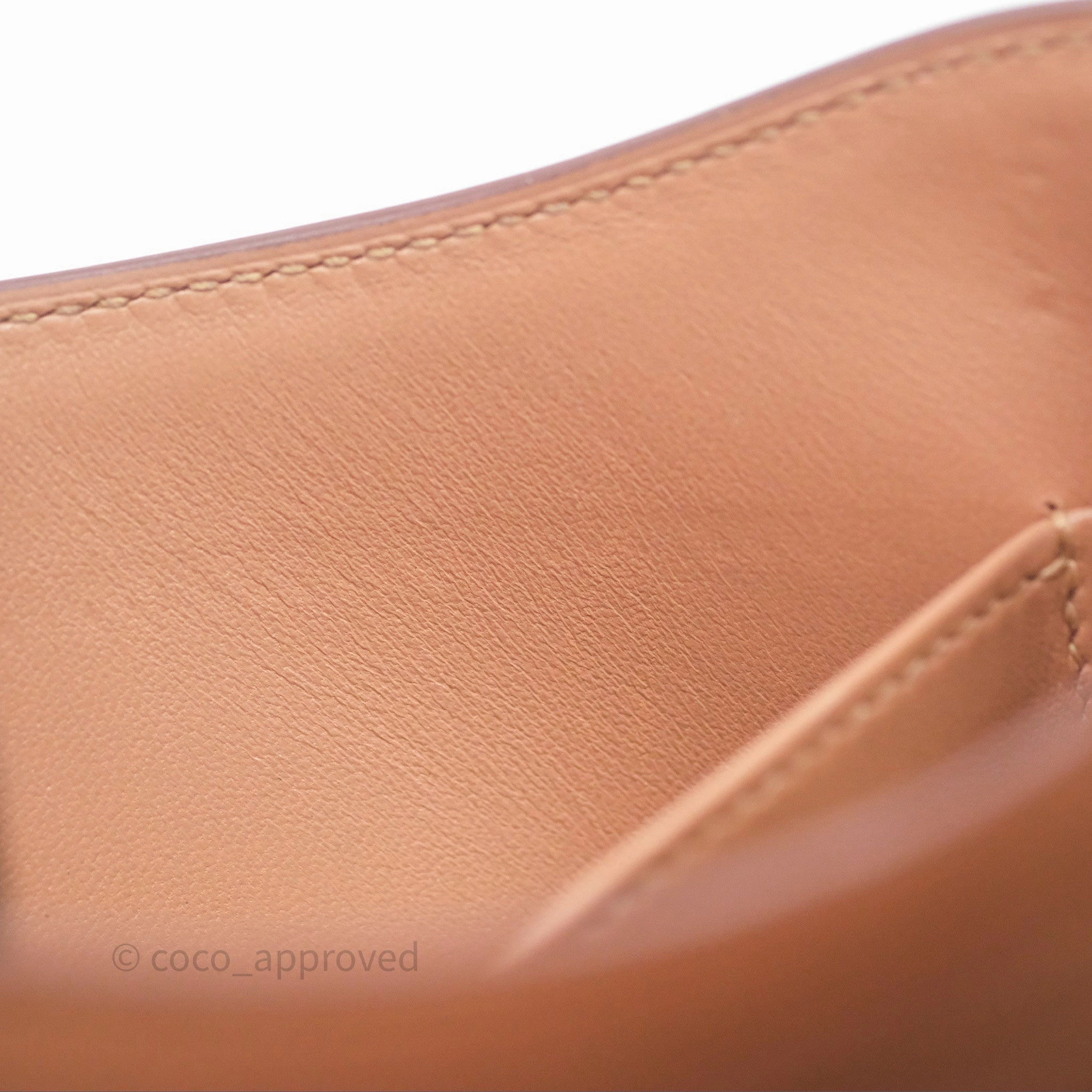 - DM/Email To Purchase - Herms Constance Mini Quebracho Chevre Gold Hardware