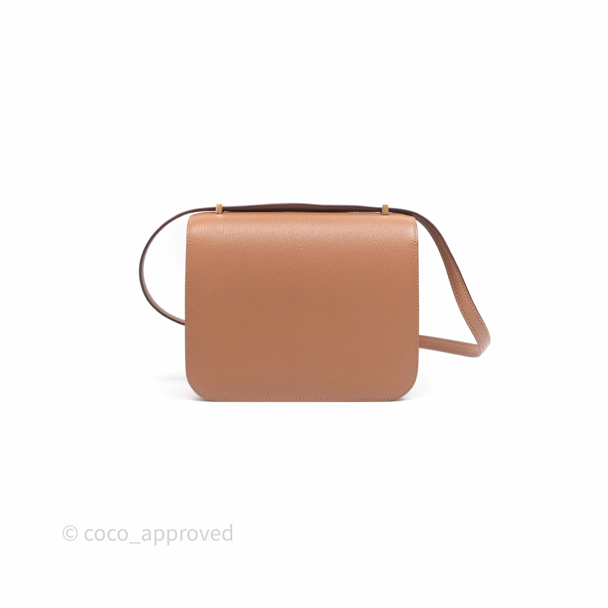 - DM/Email To Purchase - Herms Constance Mini Quebracho Chevre Gold Hardware