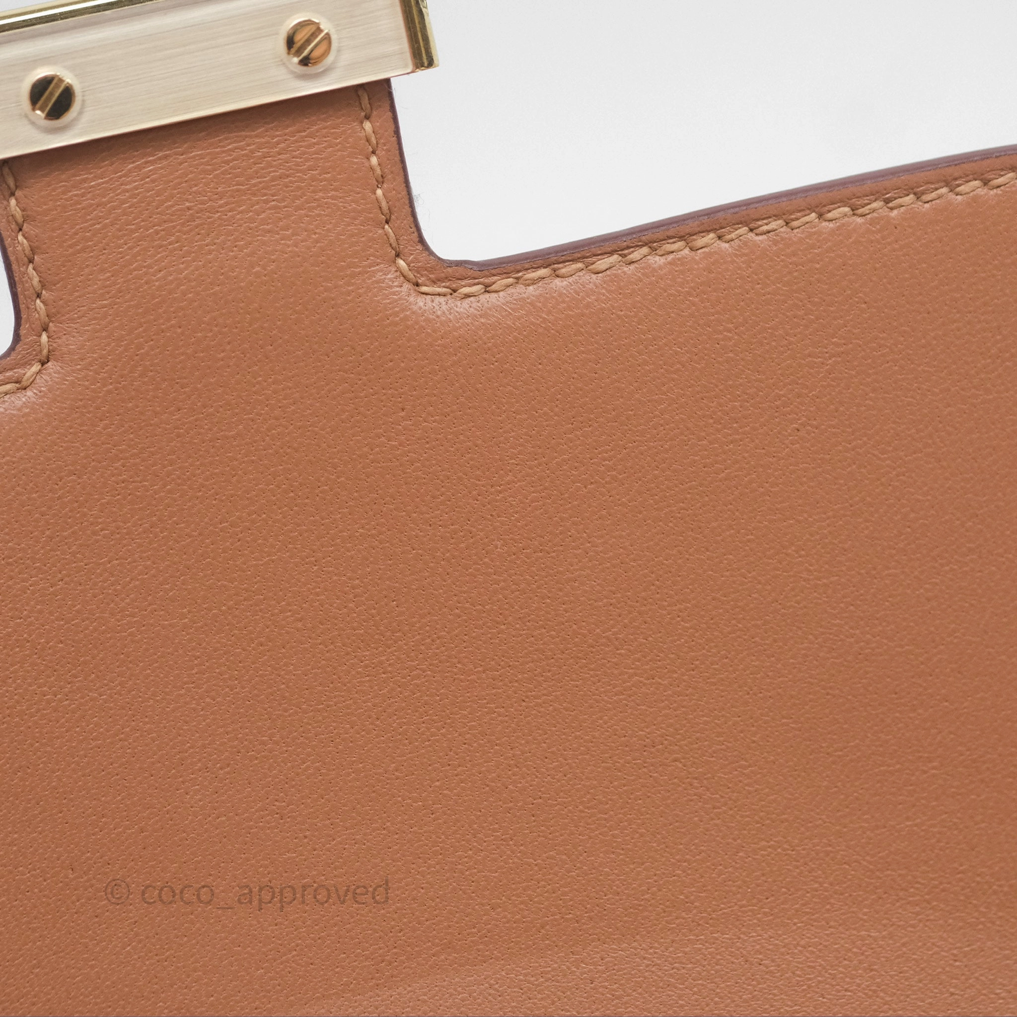 - DM/Email To Purchase - Herms Constance Mini Quebracho Chevre Gold Hardware
