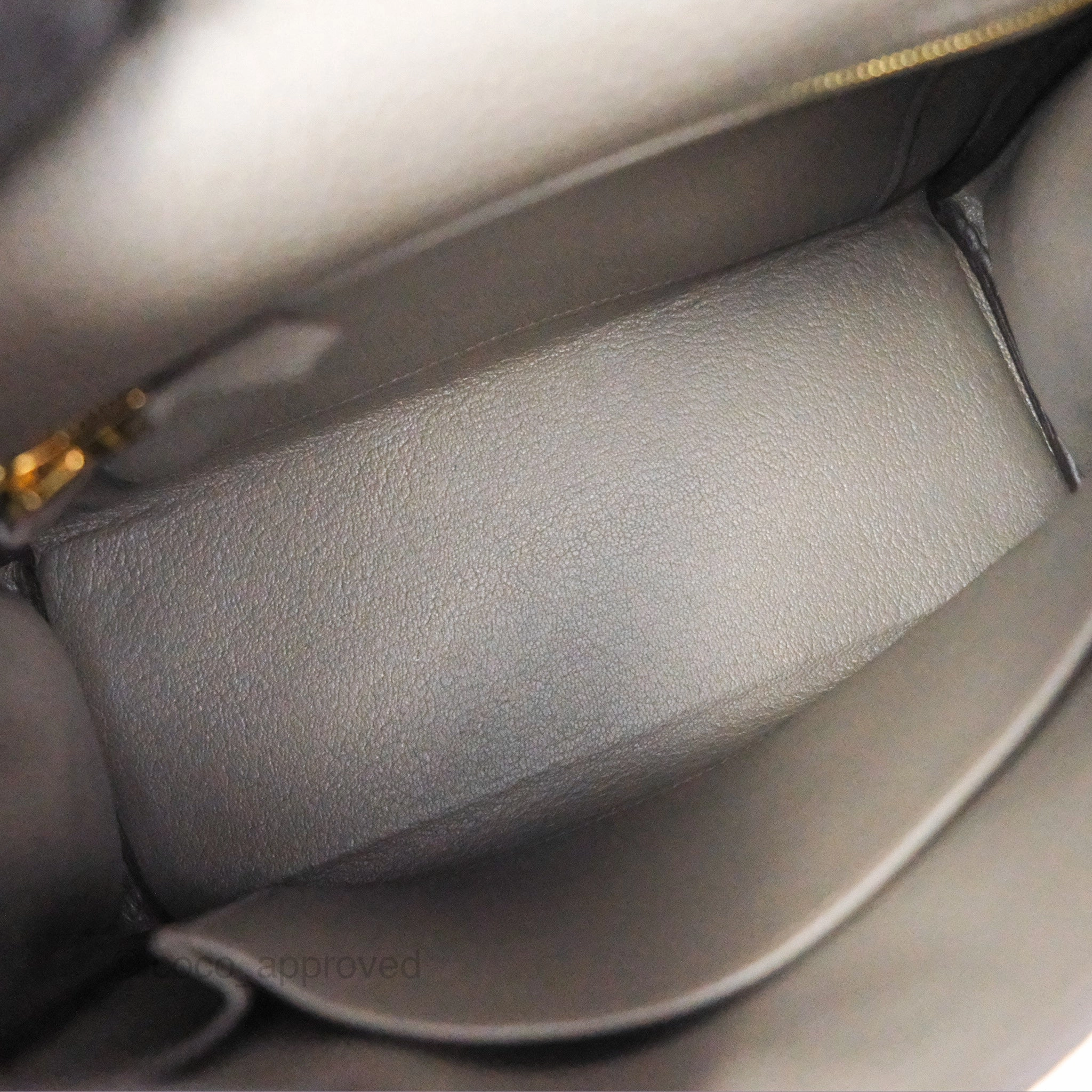- DM/Email To Purchase - Herms Kelly 25 Retourne Gris Etain 8F Togo Gold Hardware