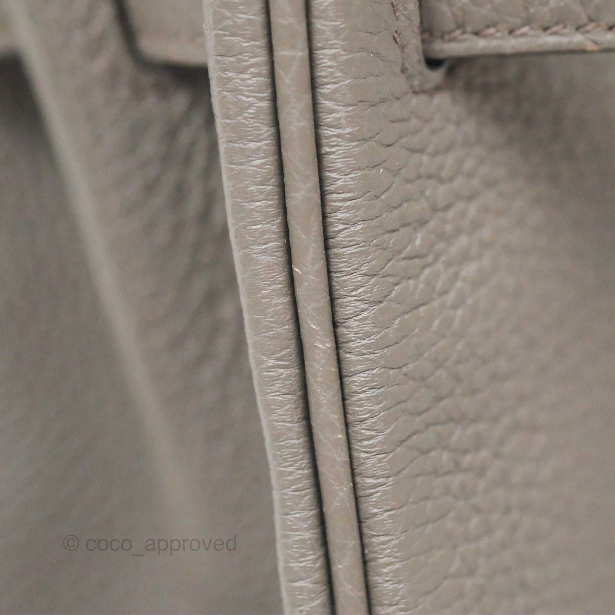 - DM/Email To Purchase - Herms Kelly 25 Retourne Gris Etain 8F Togo Gold Hardware