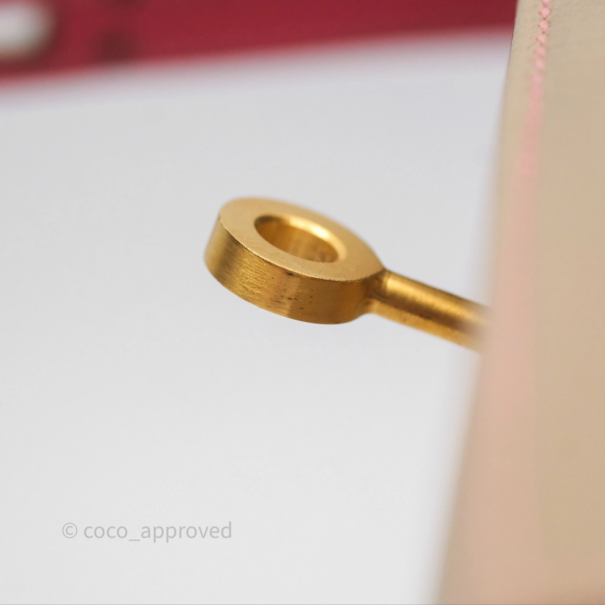 - DM/Email To Purchase - Herms Kelly 25 Sellier Begie/Pink Epsom Gold Hardware
