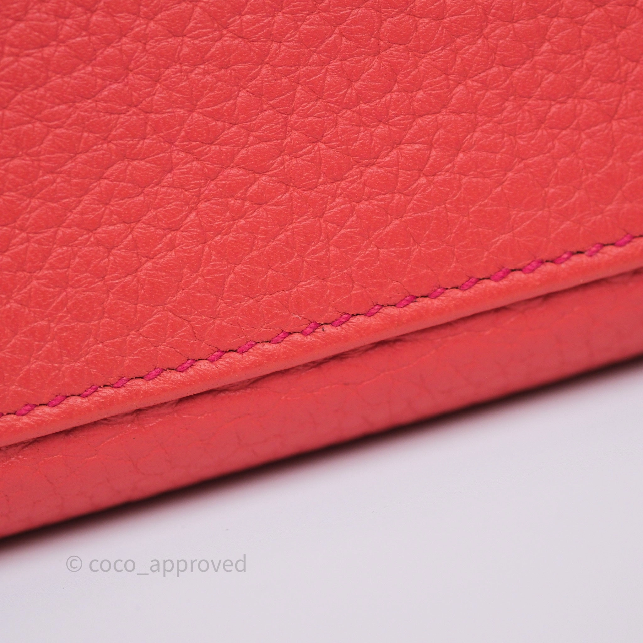 - DM/Email To Purchase - Herms Kelly 28 Rose Jaipur Retourne Togo Gold Hardware