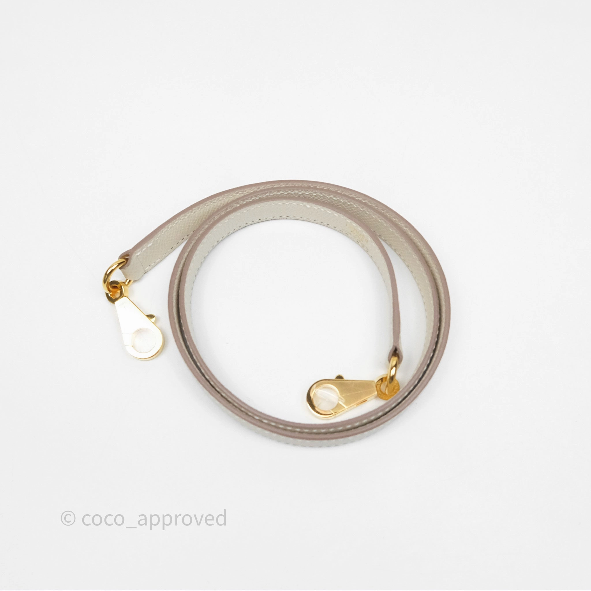 - DM/Email To Purchase - Herms Kelly 28 Sellier Craie 10 Epsom Gold Hardware