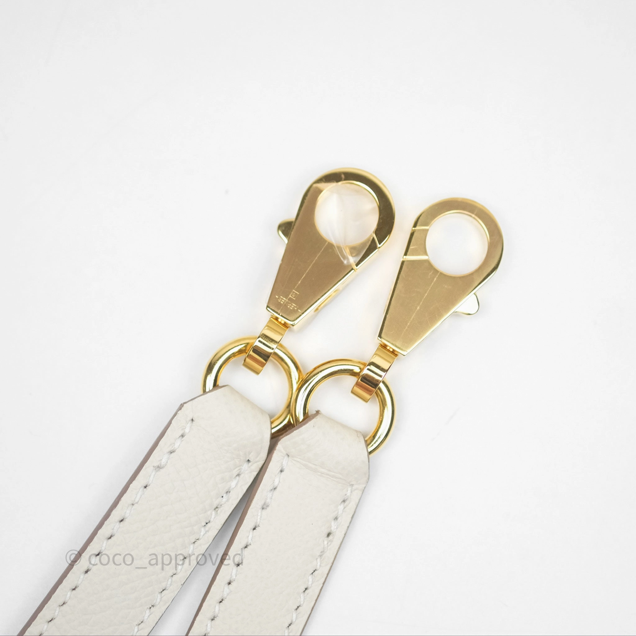 - DM/Email To Purchase - Herms Kelly 28 Sellier Craie 10 Epsom Gold Hardware