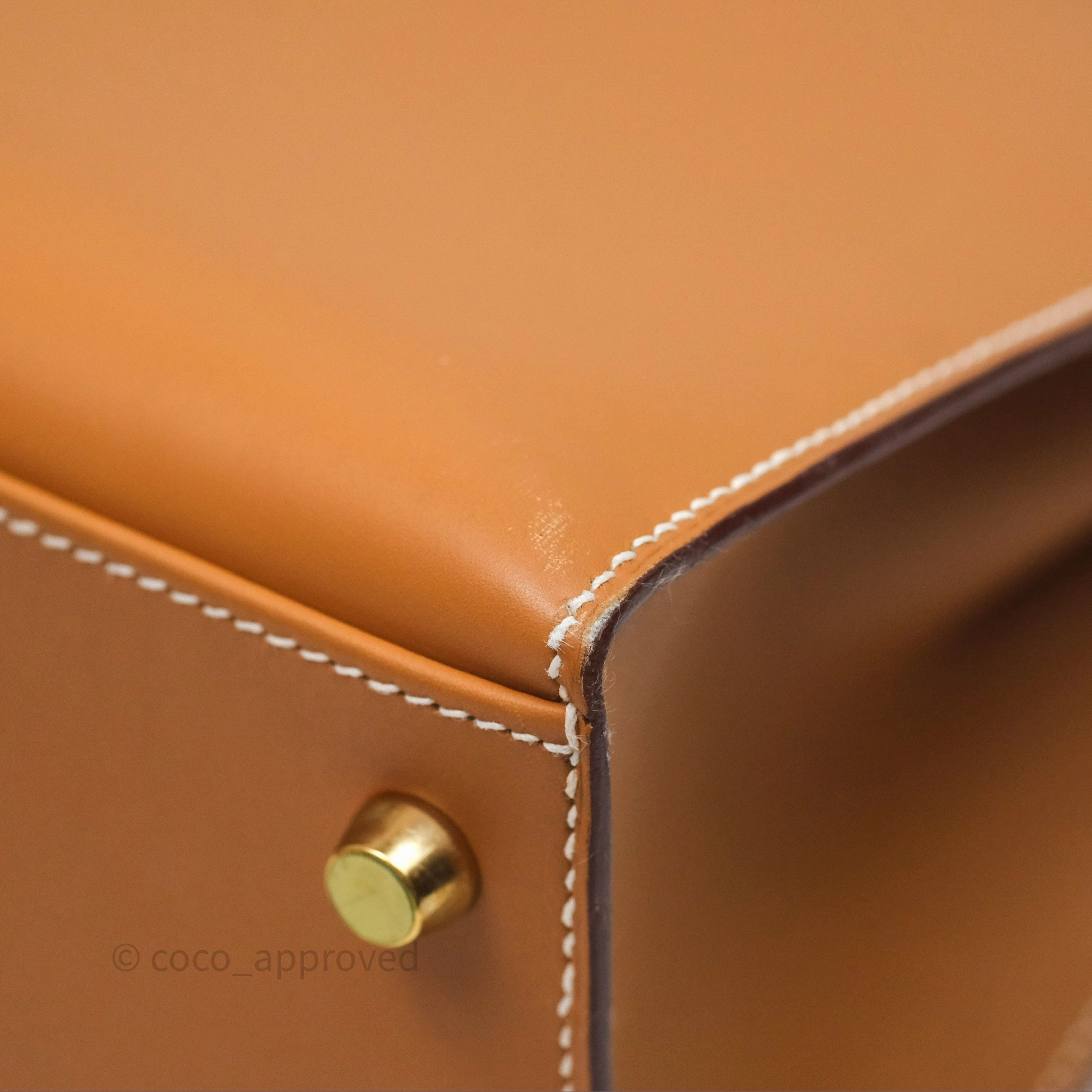 - DM/Email To Purchase - Herms Kelly II 28 Sellier Gold 37 Chamonix Leather Gold Hardware