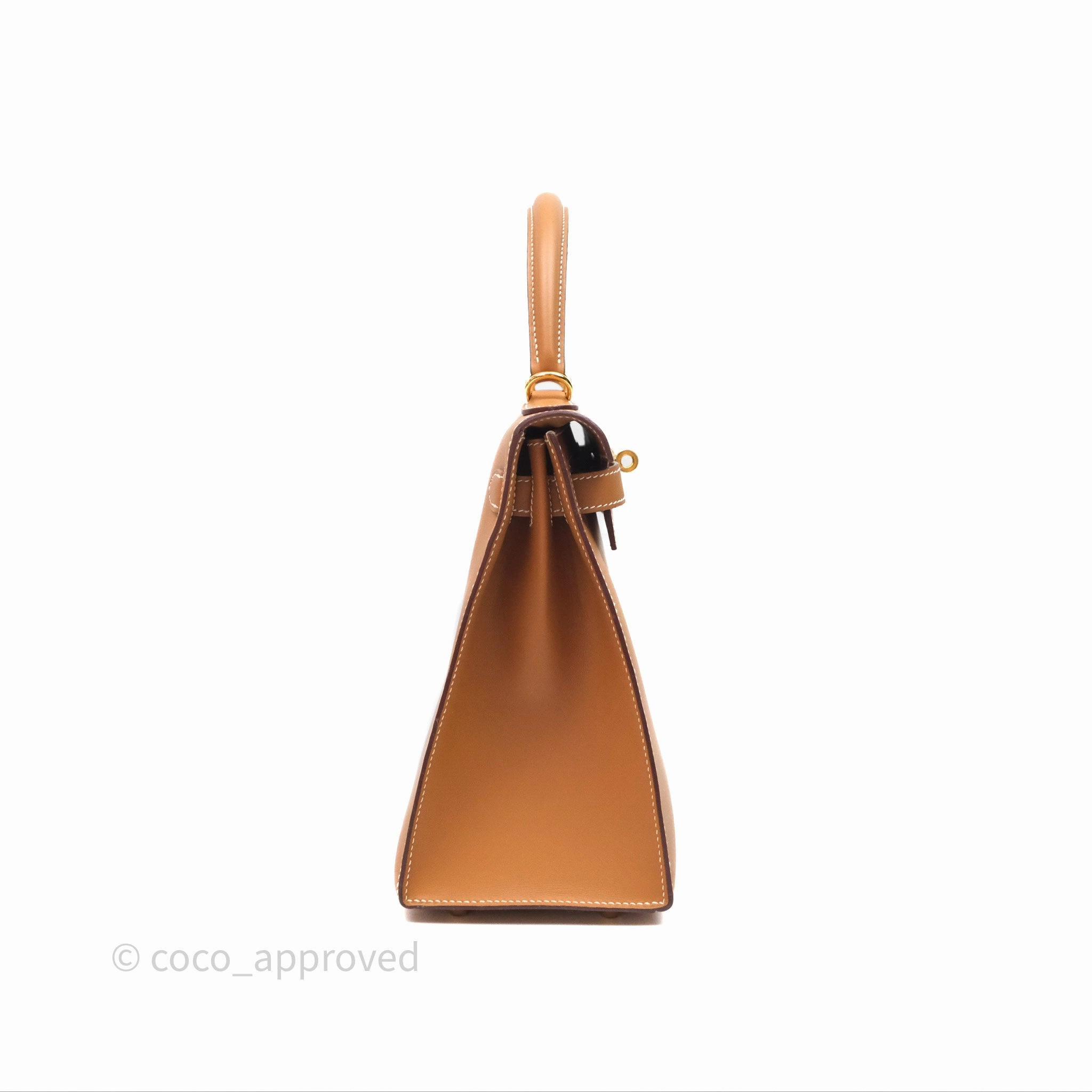 - DM/Email To Purchase - Herms Kelly II 28 Sellier Gold 37 Chamonix Leather Gold Hardware