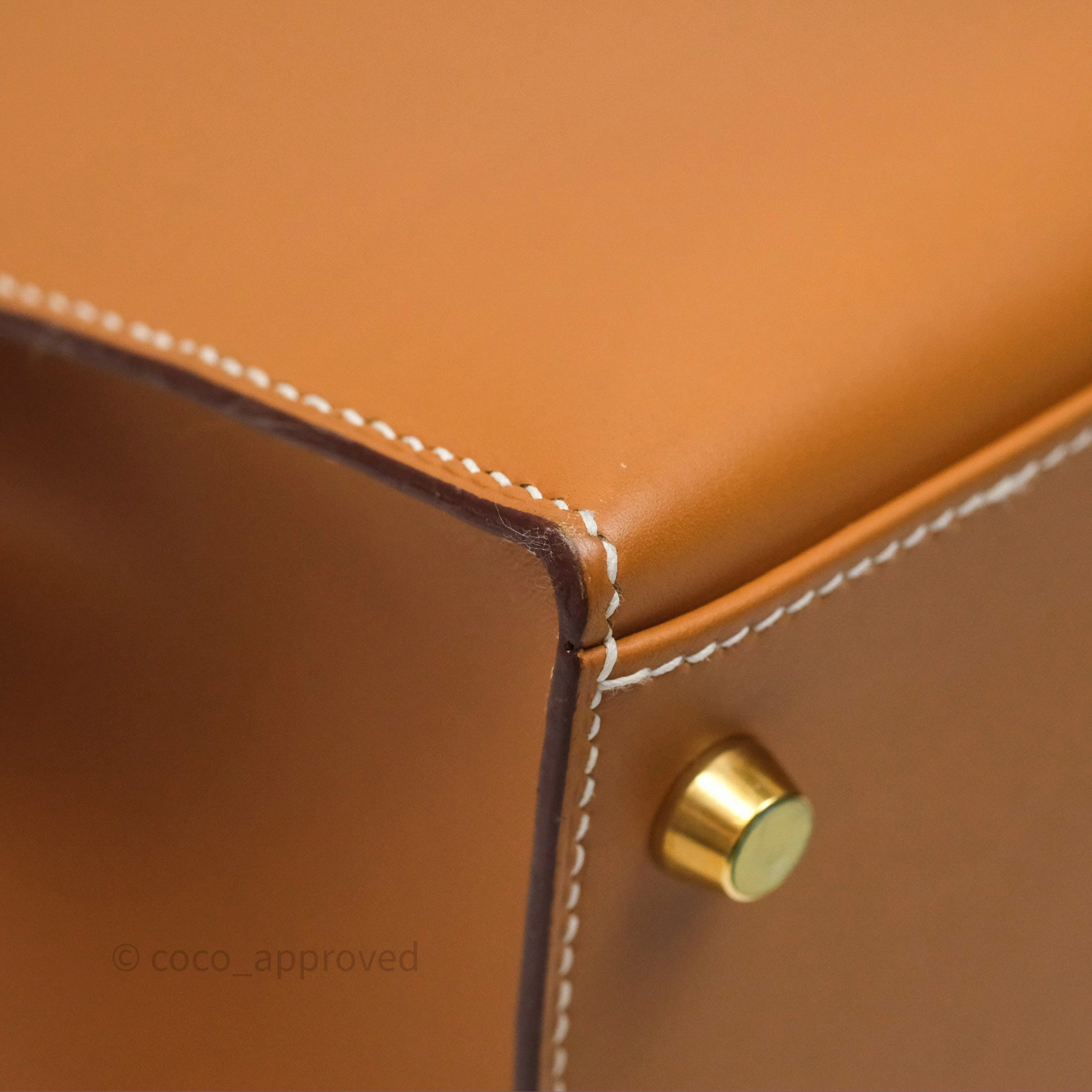 - DM/Email To Purchase - Herms Kelly II 28 Sellier Gold 37 Chamonix Leather Gold Hardware