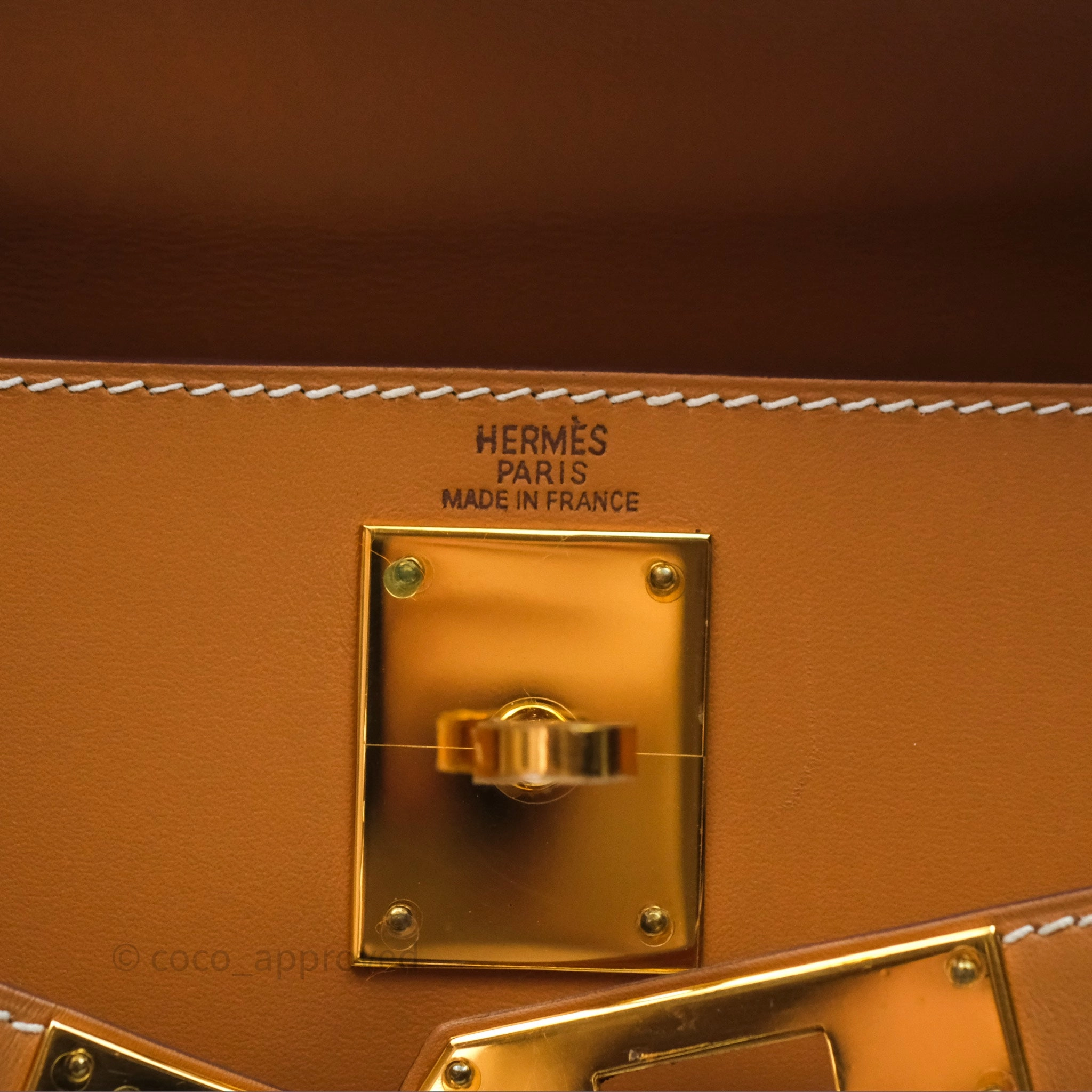 - DM/Email To Purchase - Herms Kelly II 28 Sellier Gold 37 Chamonix Leather Gold Hardware