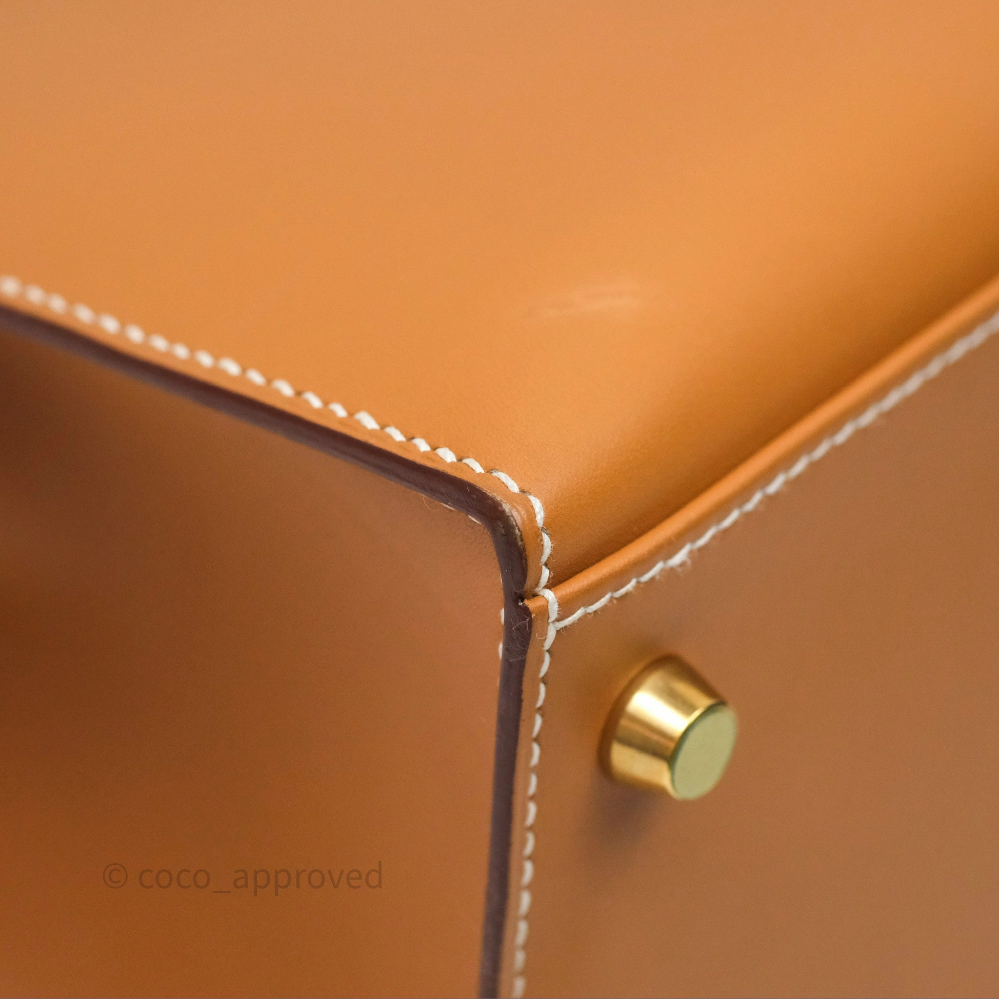 - DM/Email To Purchase - Herms Kelly II 28 Sellier Gold 37 Chamonix Leather Gold Hardware