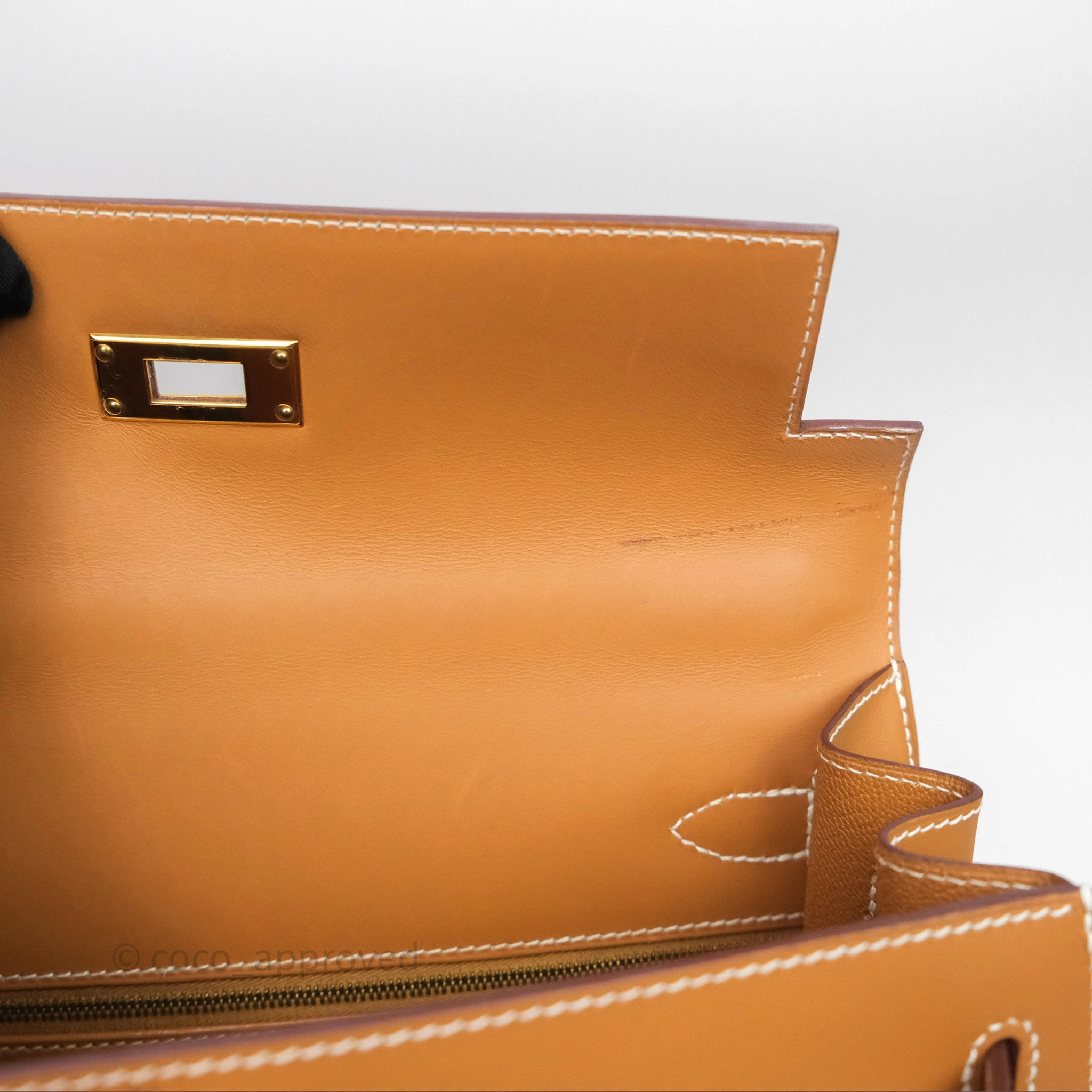 - DM/Email To Purchase - Herms Kelly II 28 Sellier Gold 37 Chamonix Leather Gold Hardware