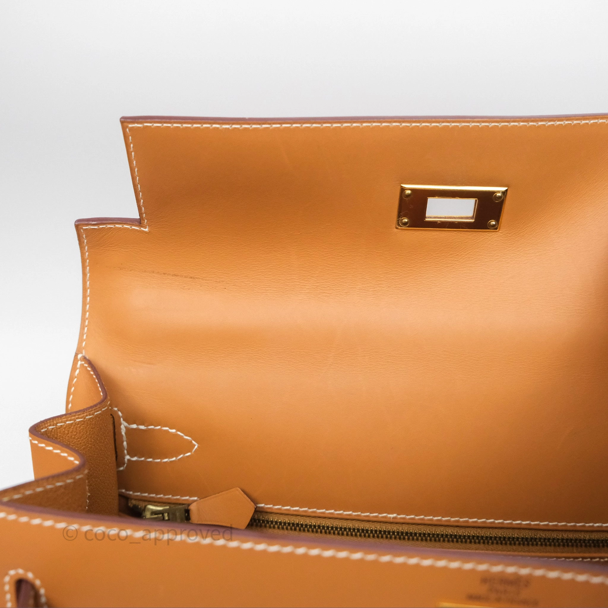 - DM/Email To Purchase - Herms Kelly II 28 Sellier Gold 37 Chamonix Leather Gold Hardware