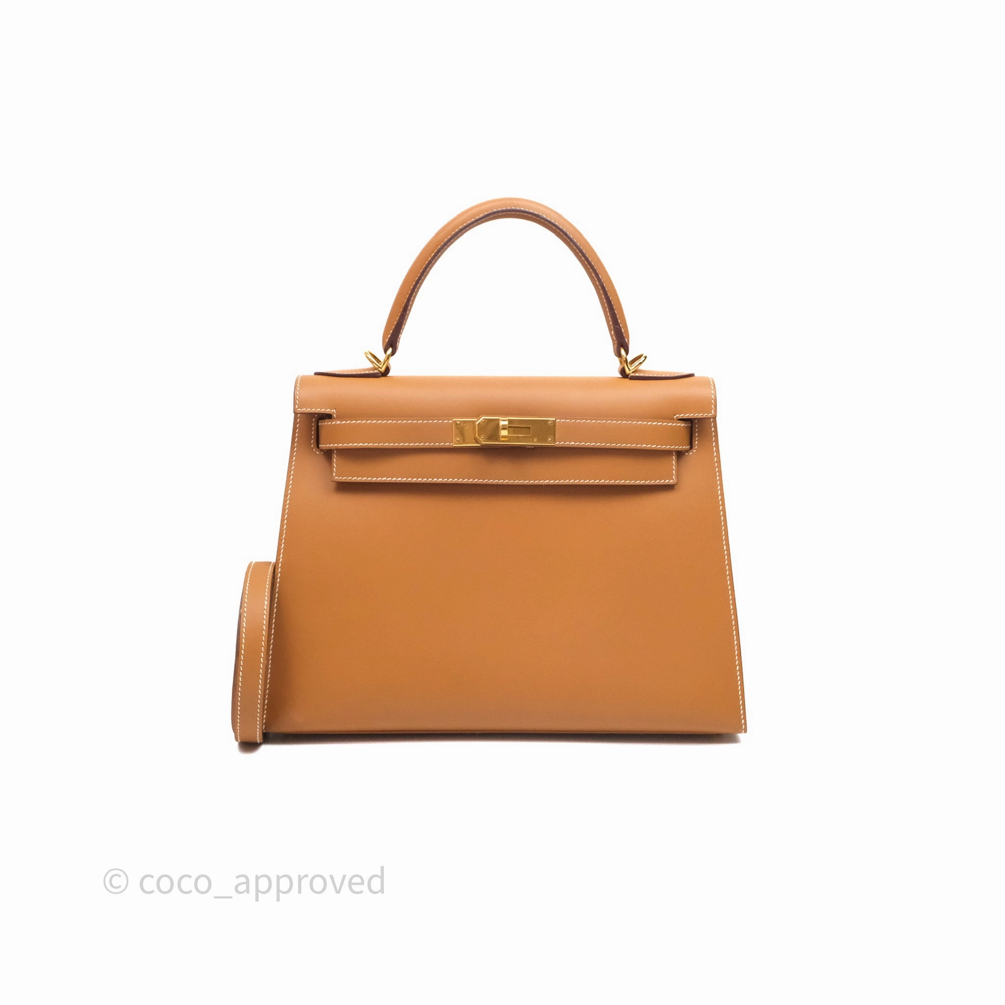 - DM/Email To Purchase - Herms Kelly II 28 Sellier Gold 37 Chamonix Leather Gold Hardware