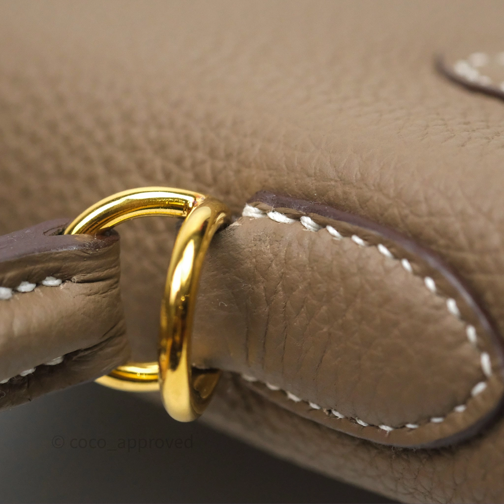 - DM/Email To Purchase - Herms Retourne Kelly 25 Etoupe 18 Togo Gold Hardware