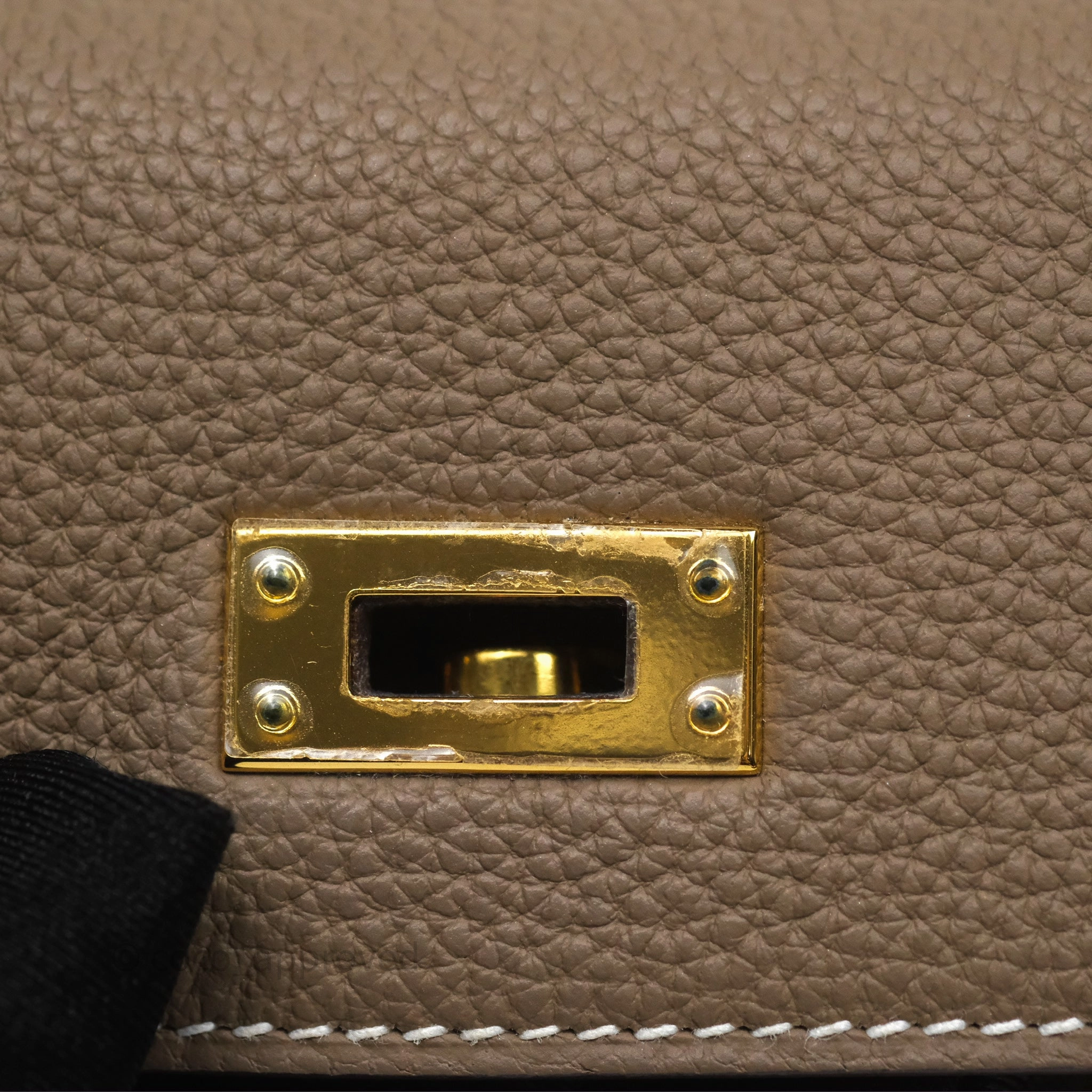 - DM/Email To Purchase - Herms Retourne Kelly 25 Etoupe 18 Togo Gold Hardware