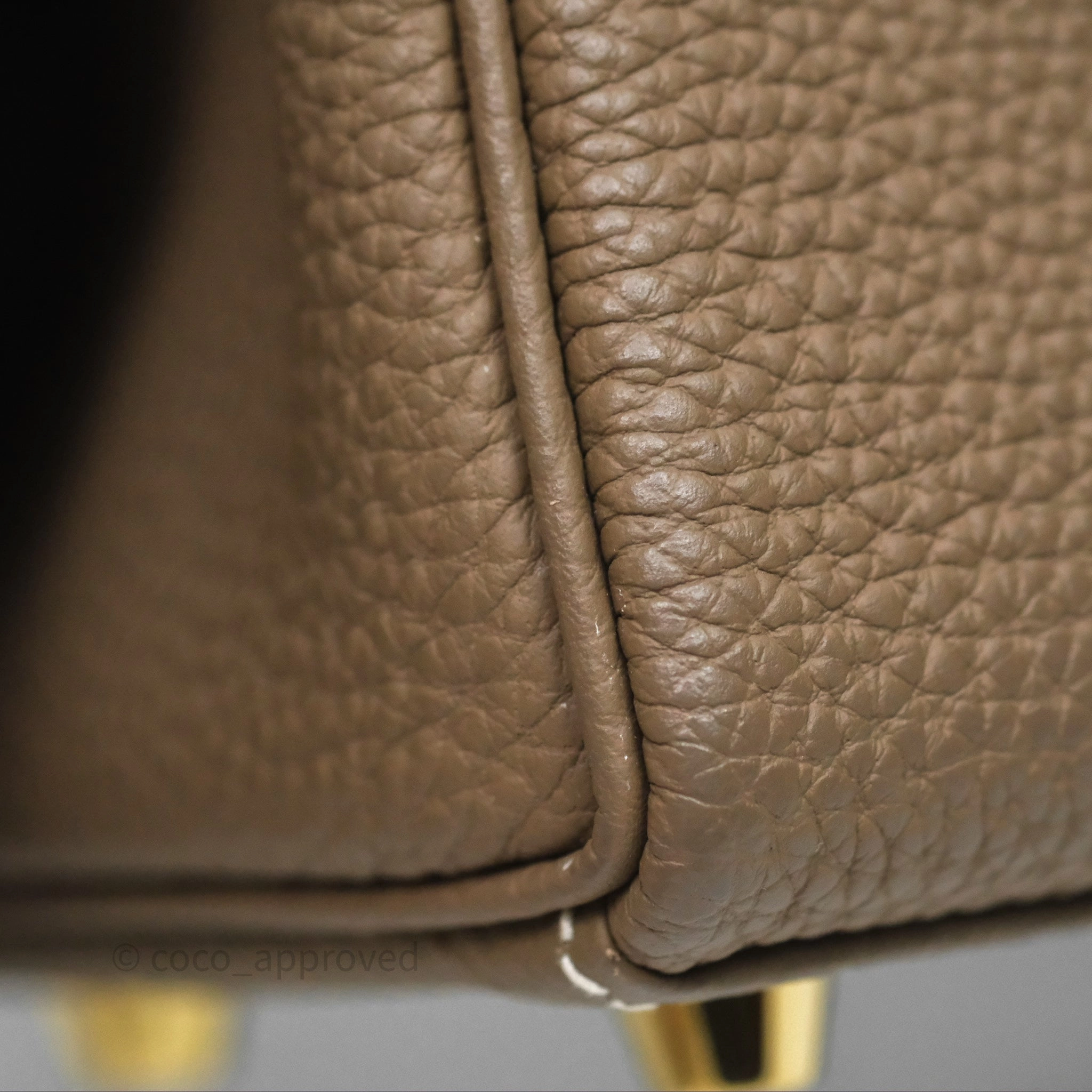 - DM/Email To Purchase - Herms Retourne Kelly 25 Etoupe 18 Togo Gold Hardware