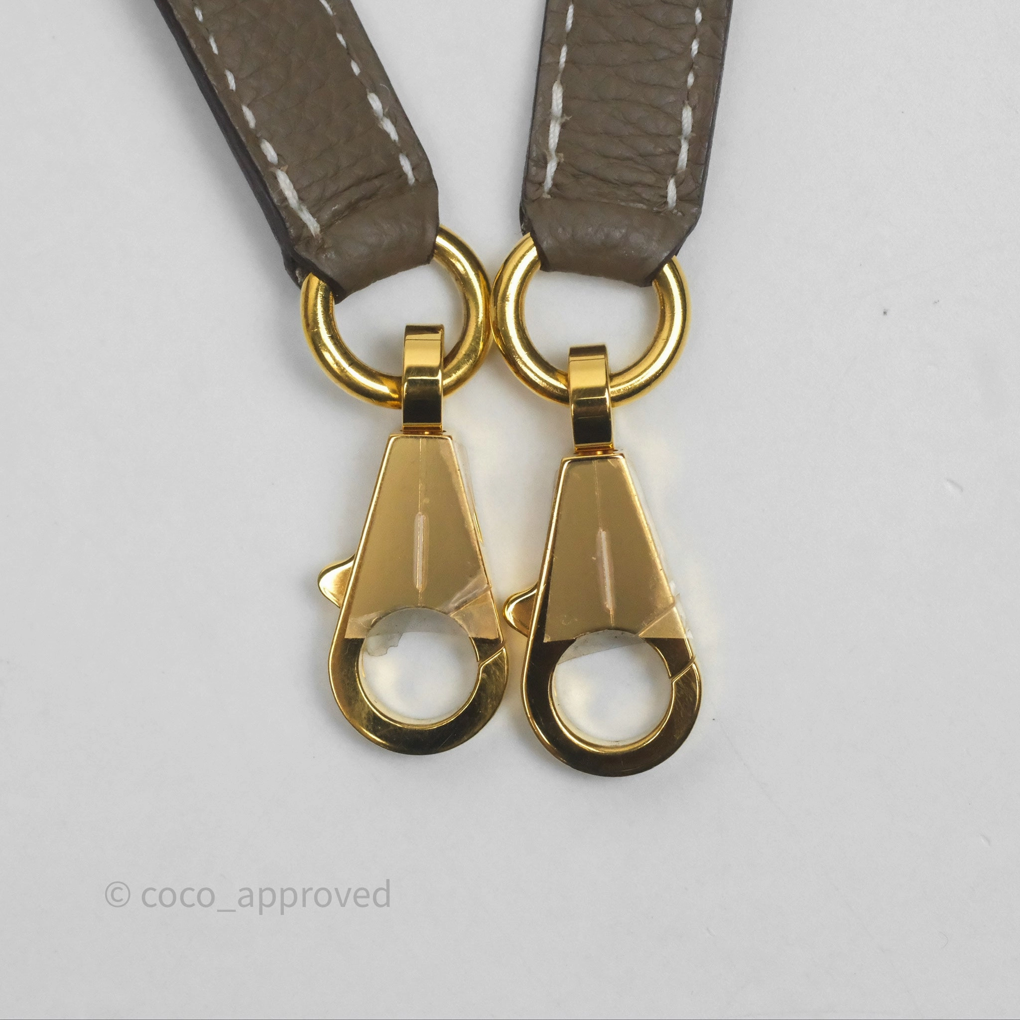 - DM/Email To Purchase - Herms Retourne Kelly 25 Etoupe 18 Togo Gold Hardware