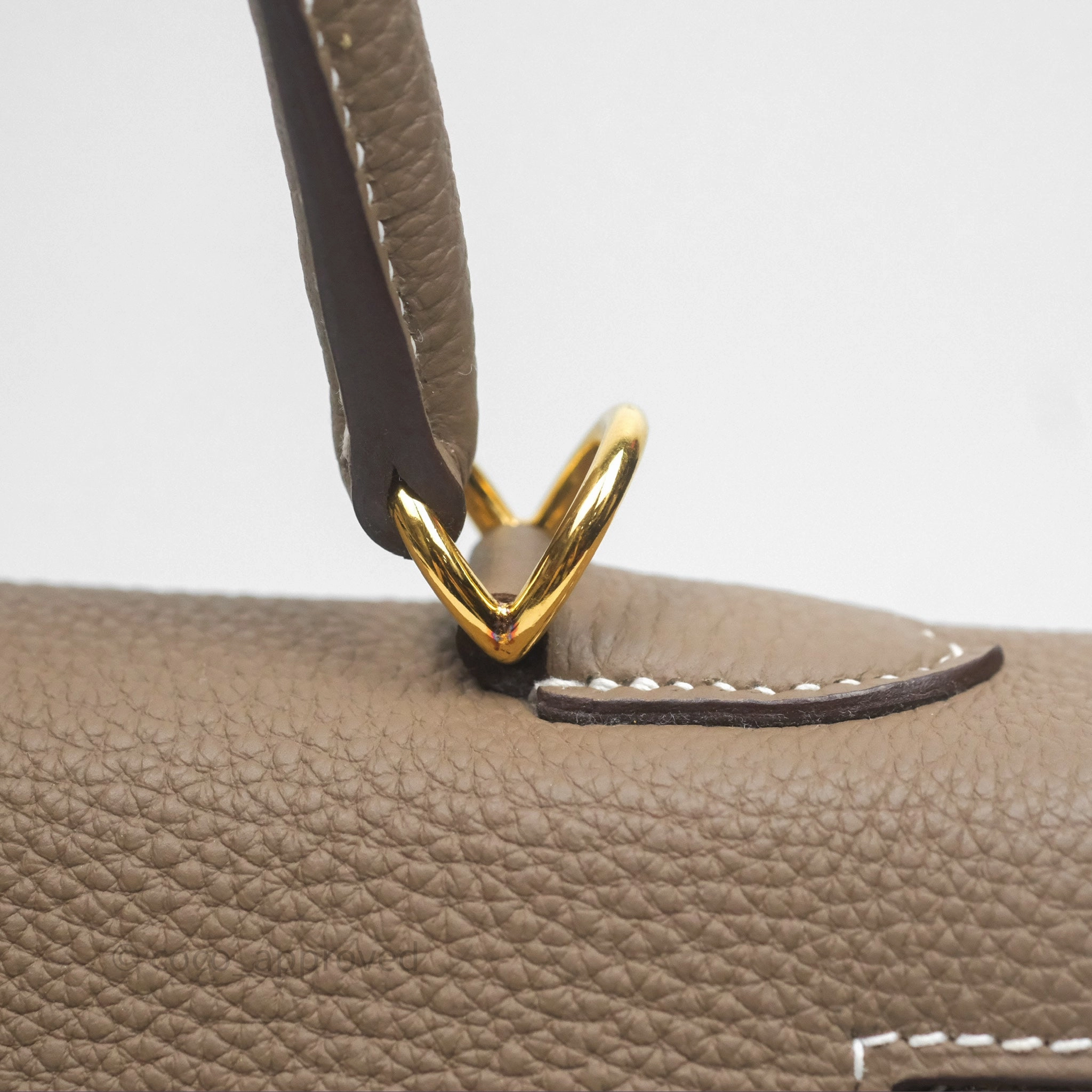 - DM/Email To Purchase - Herms Retourne Kelly 25 Etoupe 18 Togo Gold Hardware