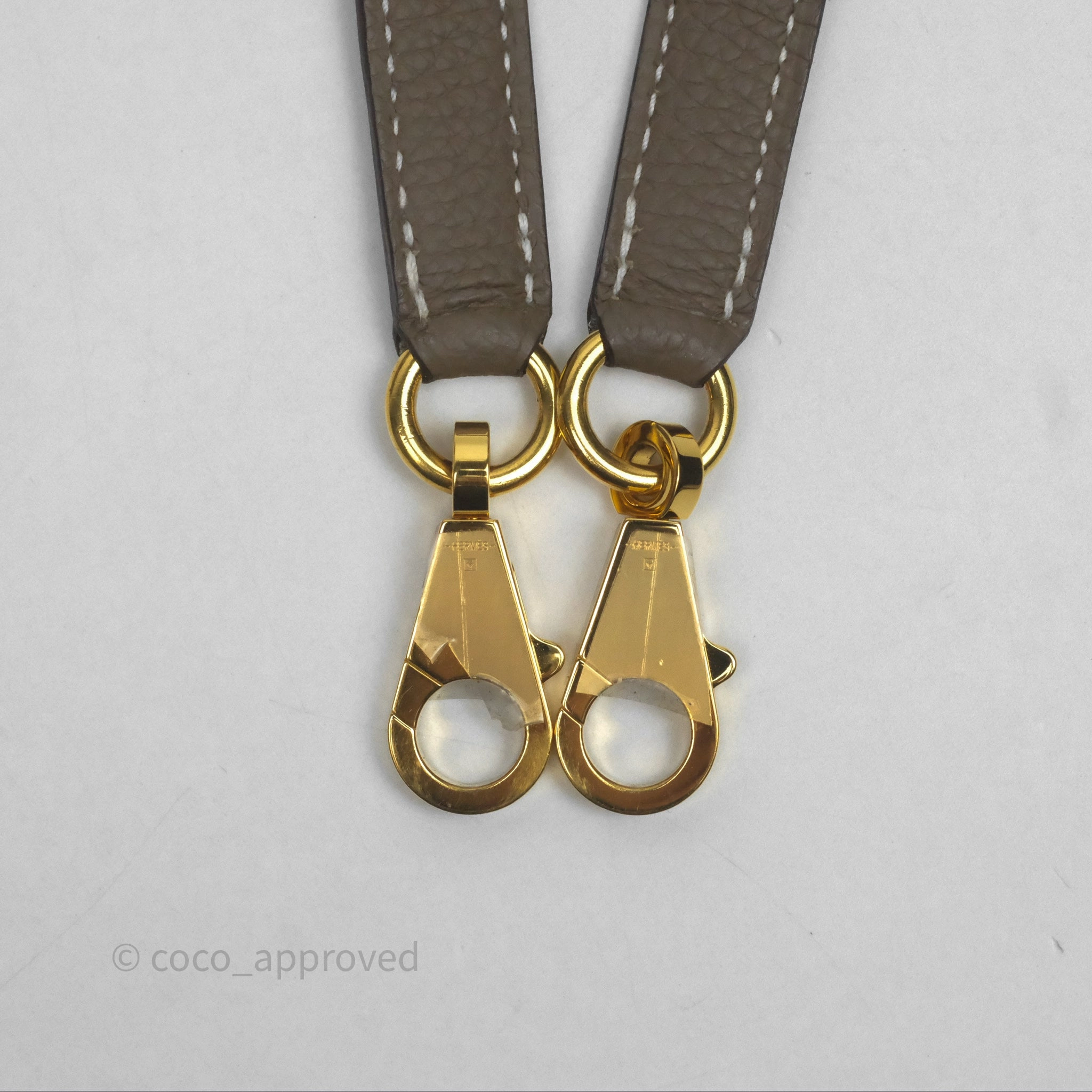 - DM/Email To Purchase - Herms Retourne Kelly 25 Etoupe 18 Togo Gold Hardware