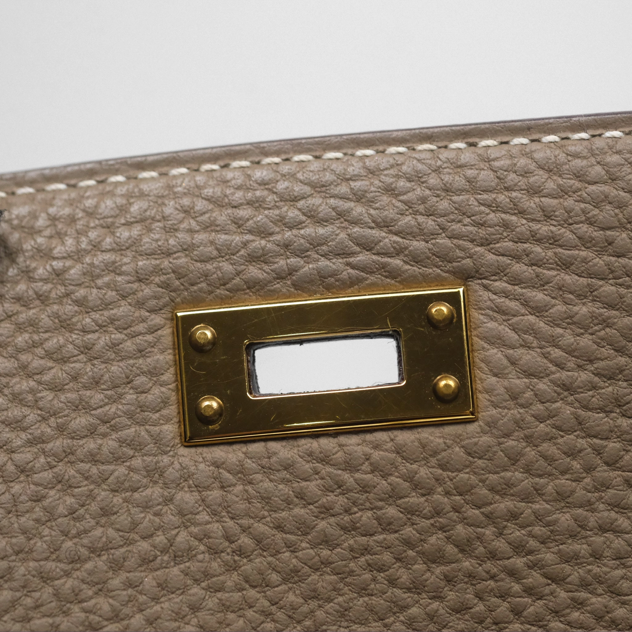 - DM/Email To Purchase - Herms Retourne Kelly 25 Etoupe 18 Togo Gold Hardware