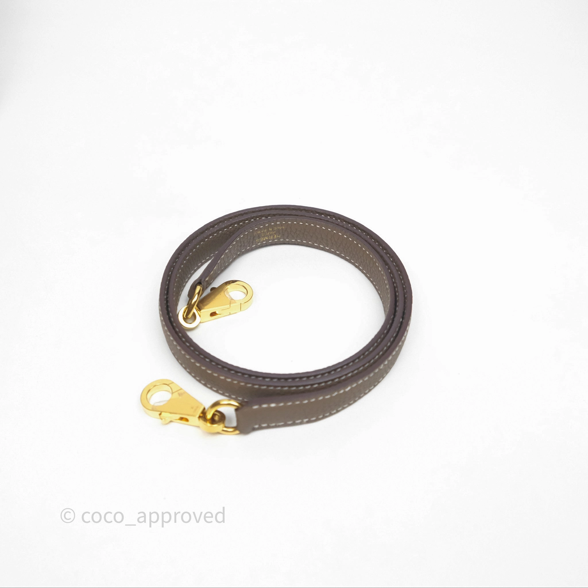 - DM/Email To Purchase - Herms Retourne Kelly 25 Etoupe 18 Togo Gold Hardware