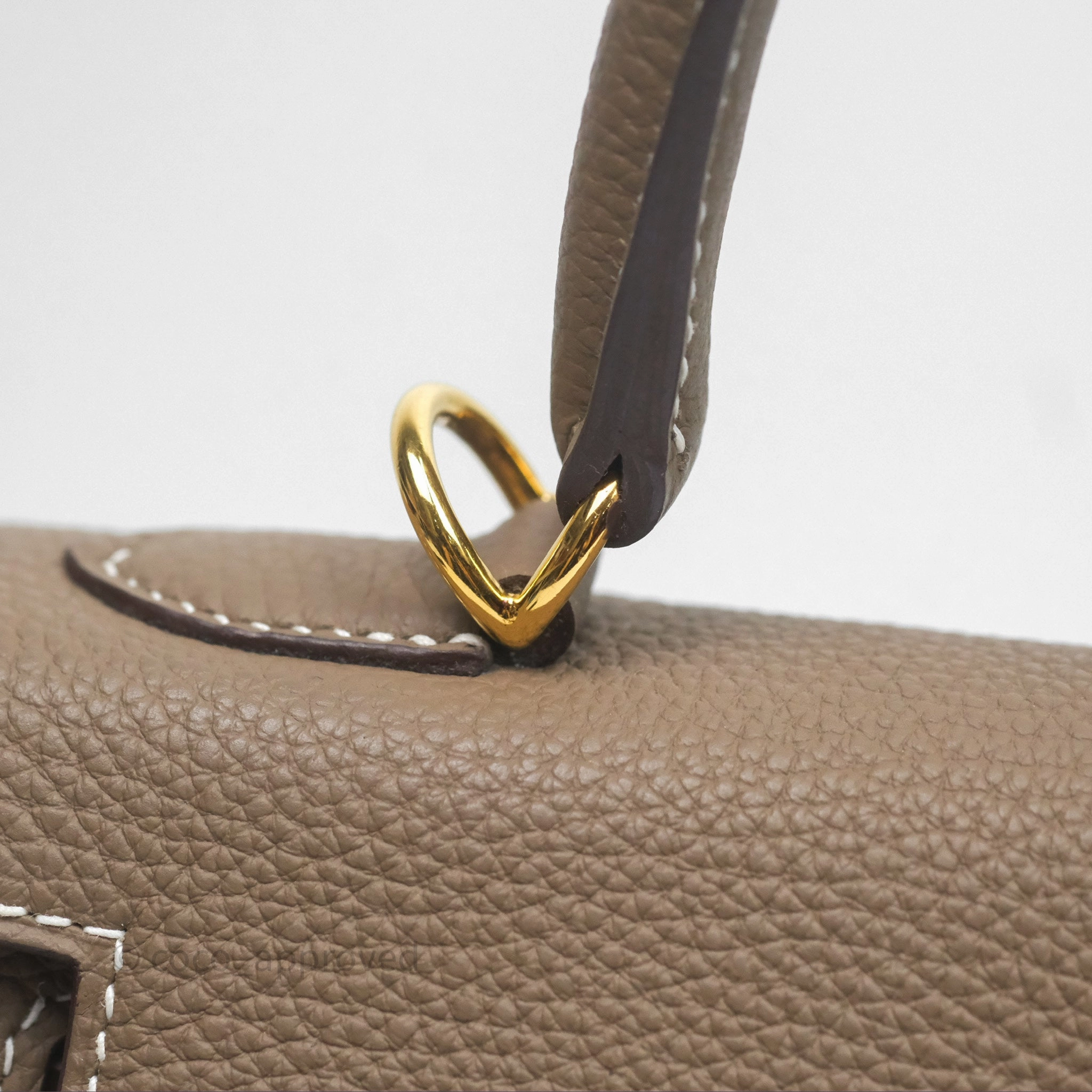 - DM/Email To Purchase - Herms Retourne Kelly 25 Etoupe 18 Togo Gold Hardware