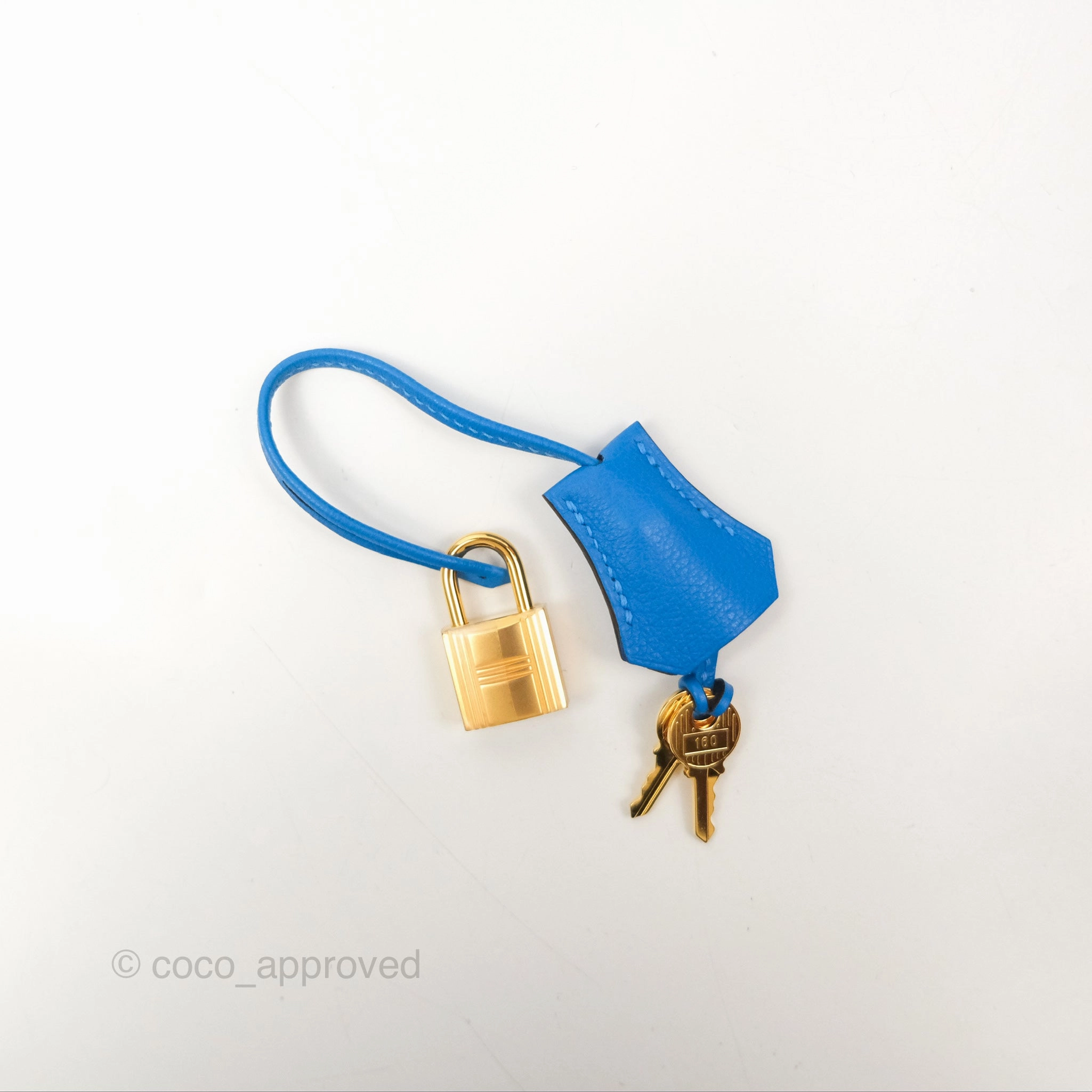- DM/Email To Purchase - Herms Retourne Kelly 28 Blue Evercolor Gold Hardware