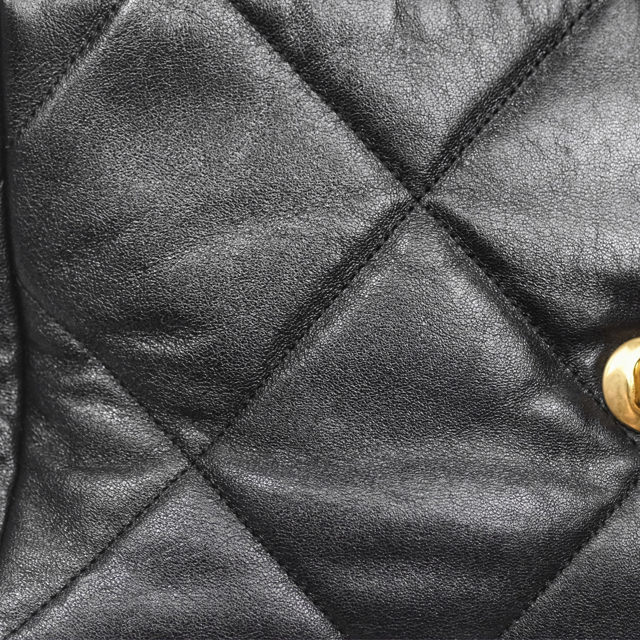 Chanel 19 Medium Black Goatskin Mixed Hardware