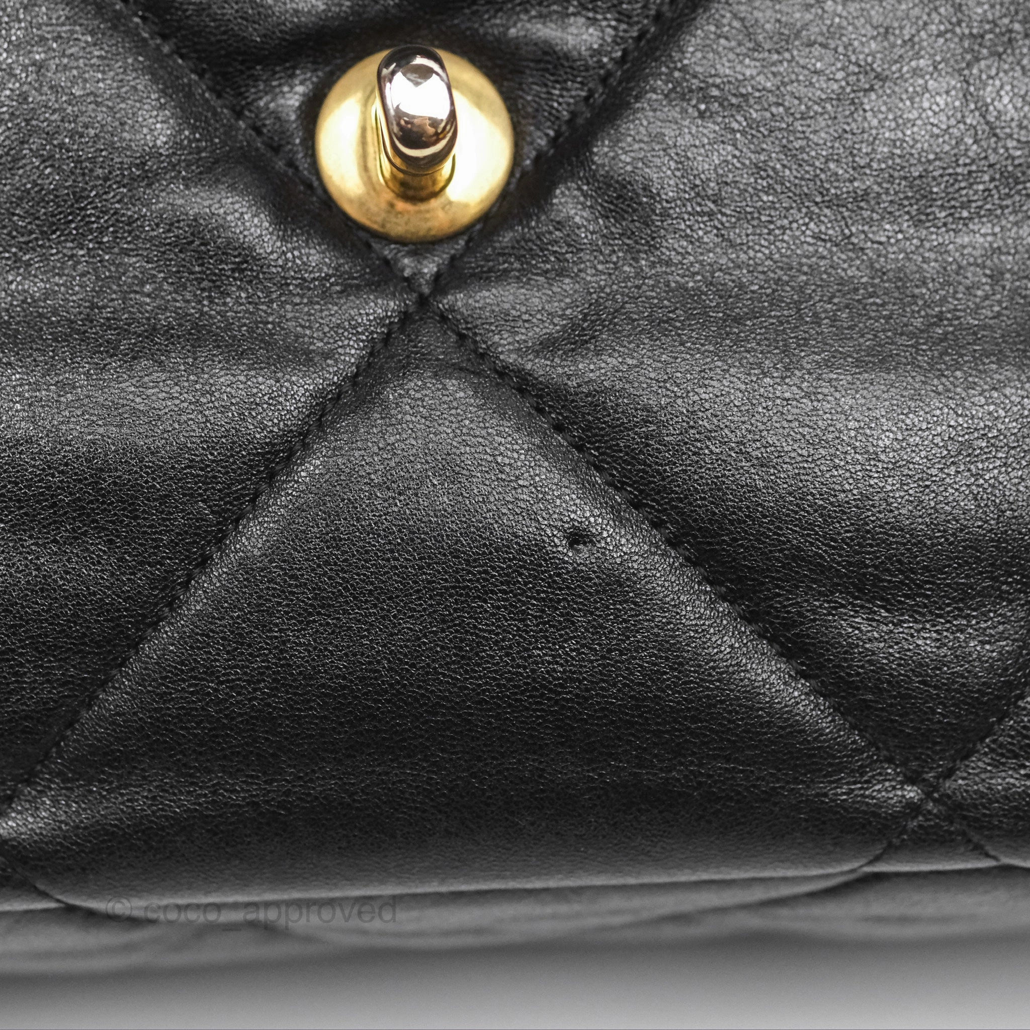 Chanel 19 Medium Black Goatskin Mixed Hardware