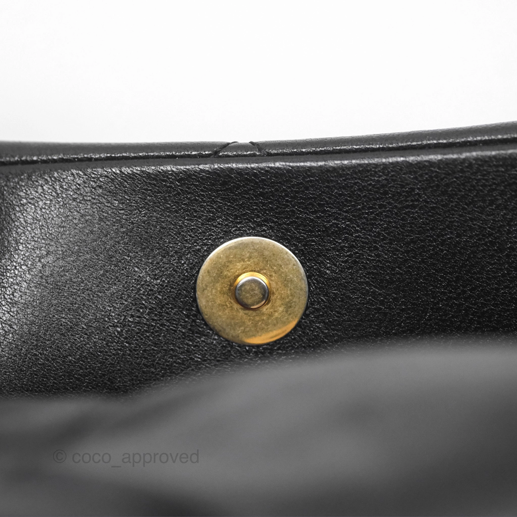 Chanel 19 Medium Black Goatskin Mixed Hardware