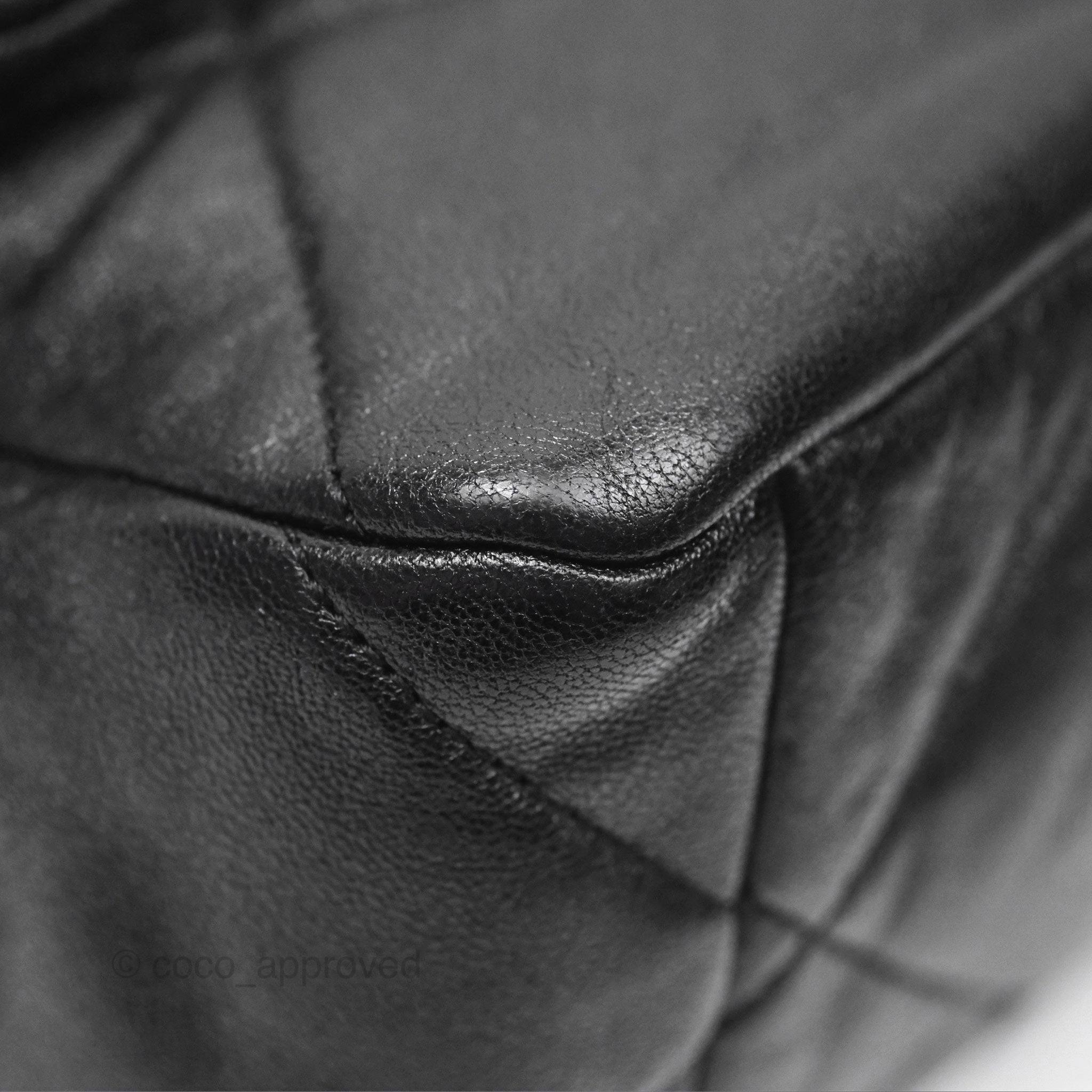 Chanel 19 Medium Black Goatskin Mixed Hardware