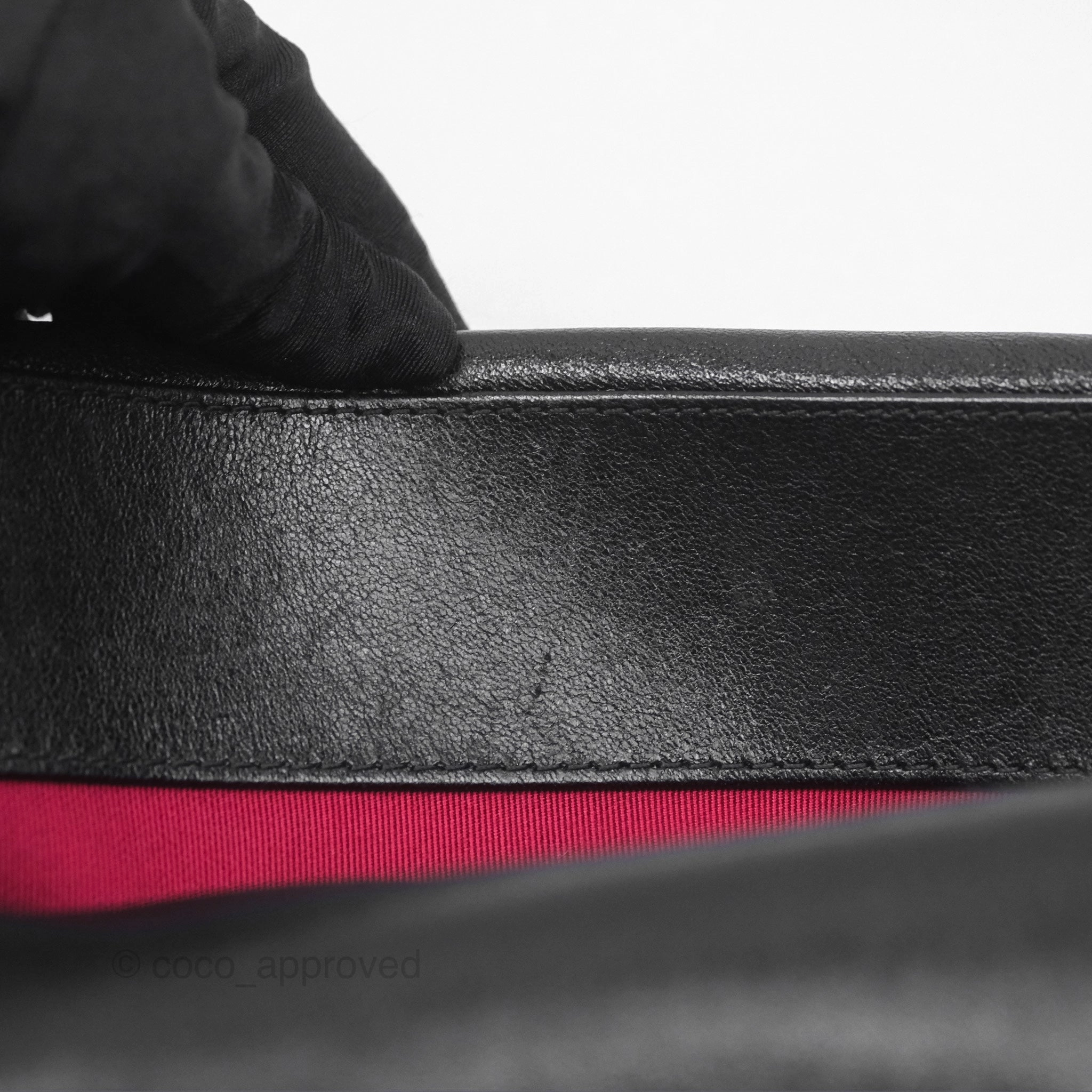 Chanel 19 Medium Black Goatskin Mixed Hardware