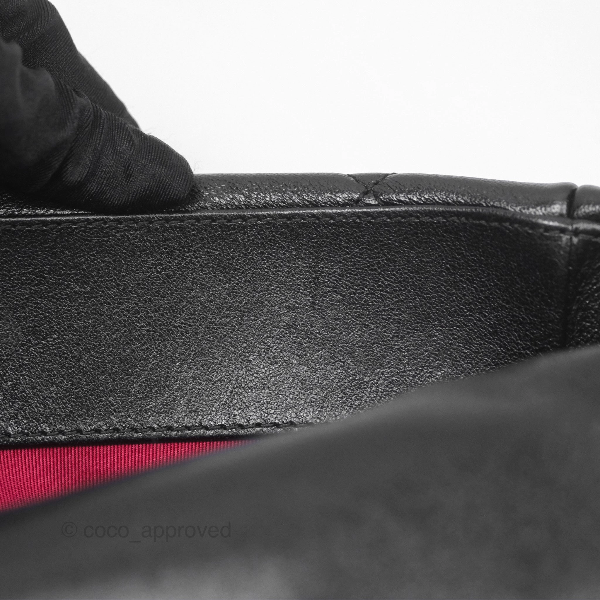 Chanel 19 Medium Black Goatskin Mixed Hardware