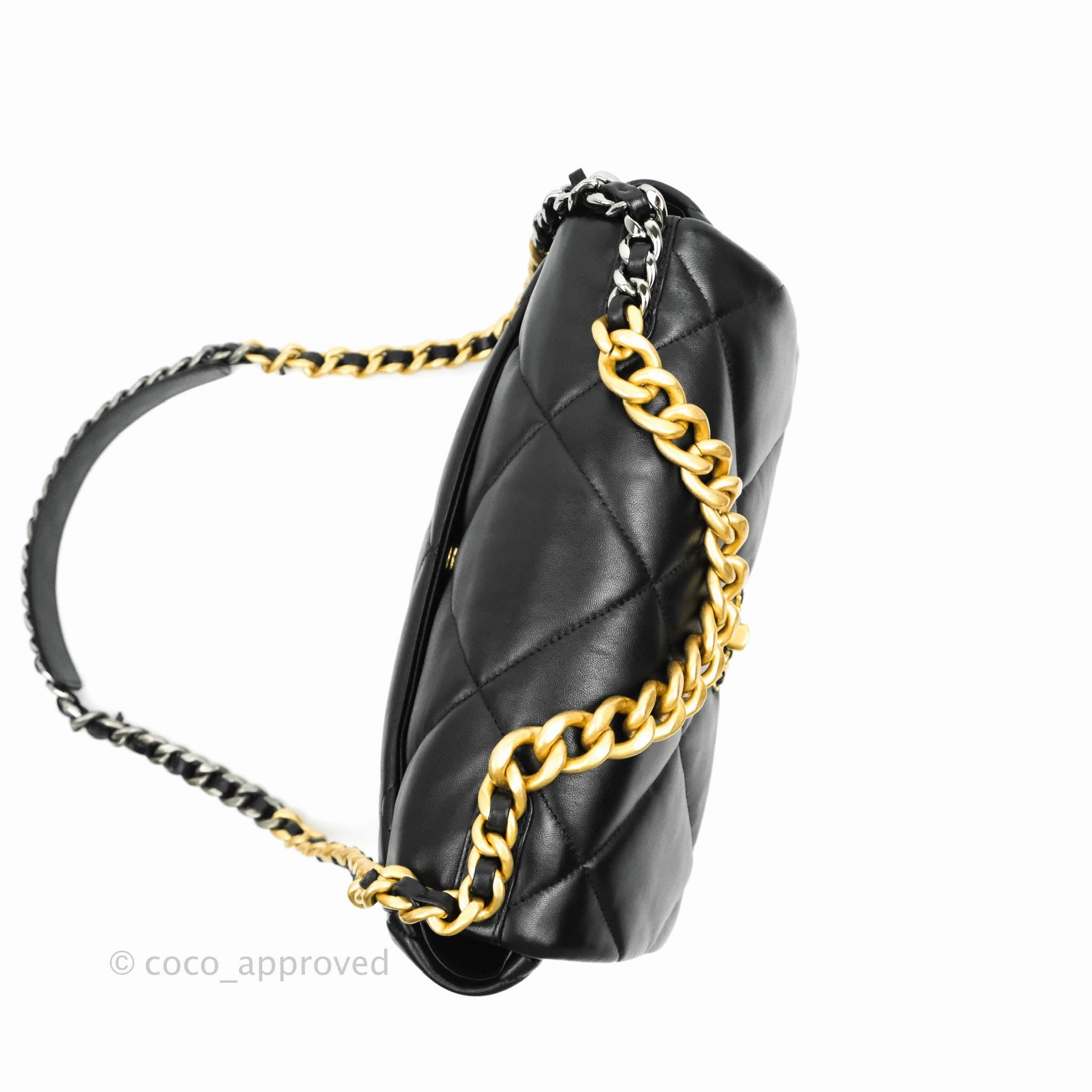 Chanel 19 Medium Black Mixed Hardware
