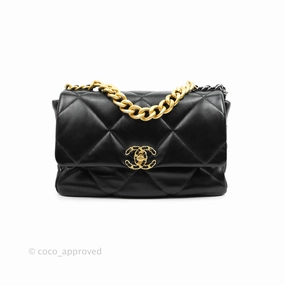 Chanel 19 Medium Black Mixed Hardware