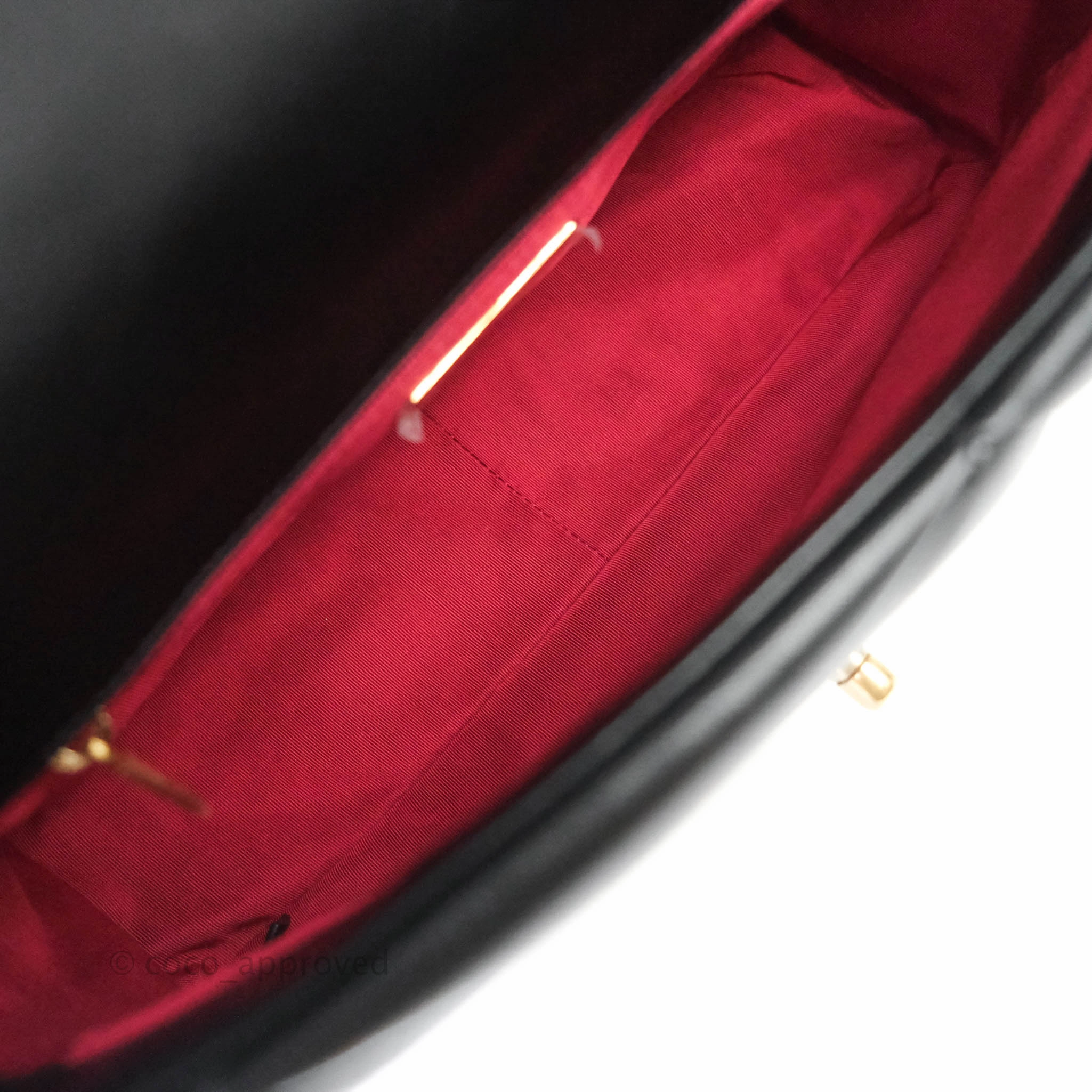 Chanel 19 Medium Black Mixed Hardware Goatskin