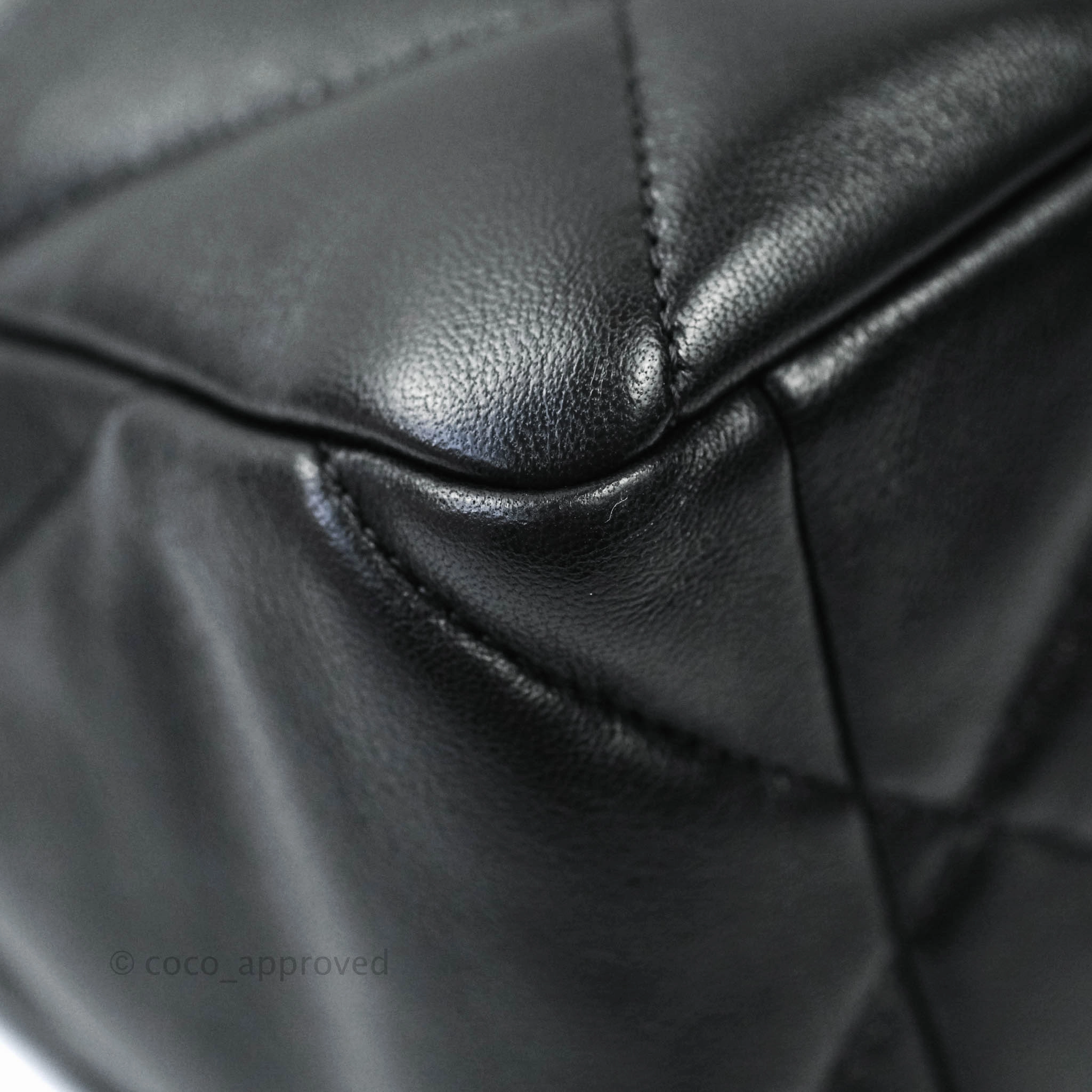 Chanel 19 Medium Black Mixed Hardware Goatskin