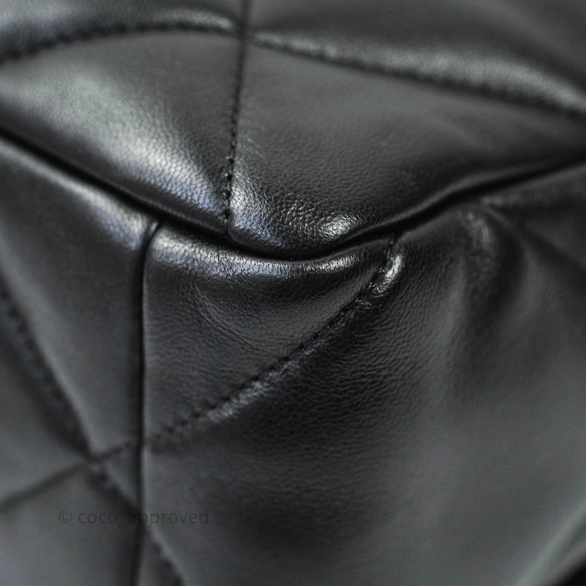 Chanel 19 Medium Black Mixed Hardware Goatskin