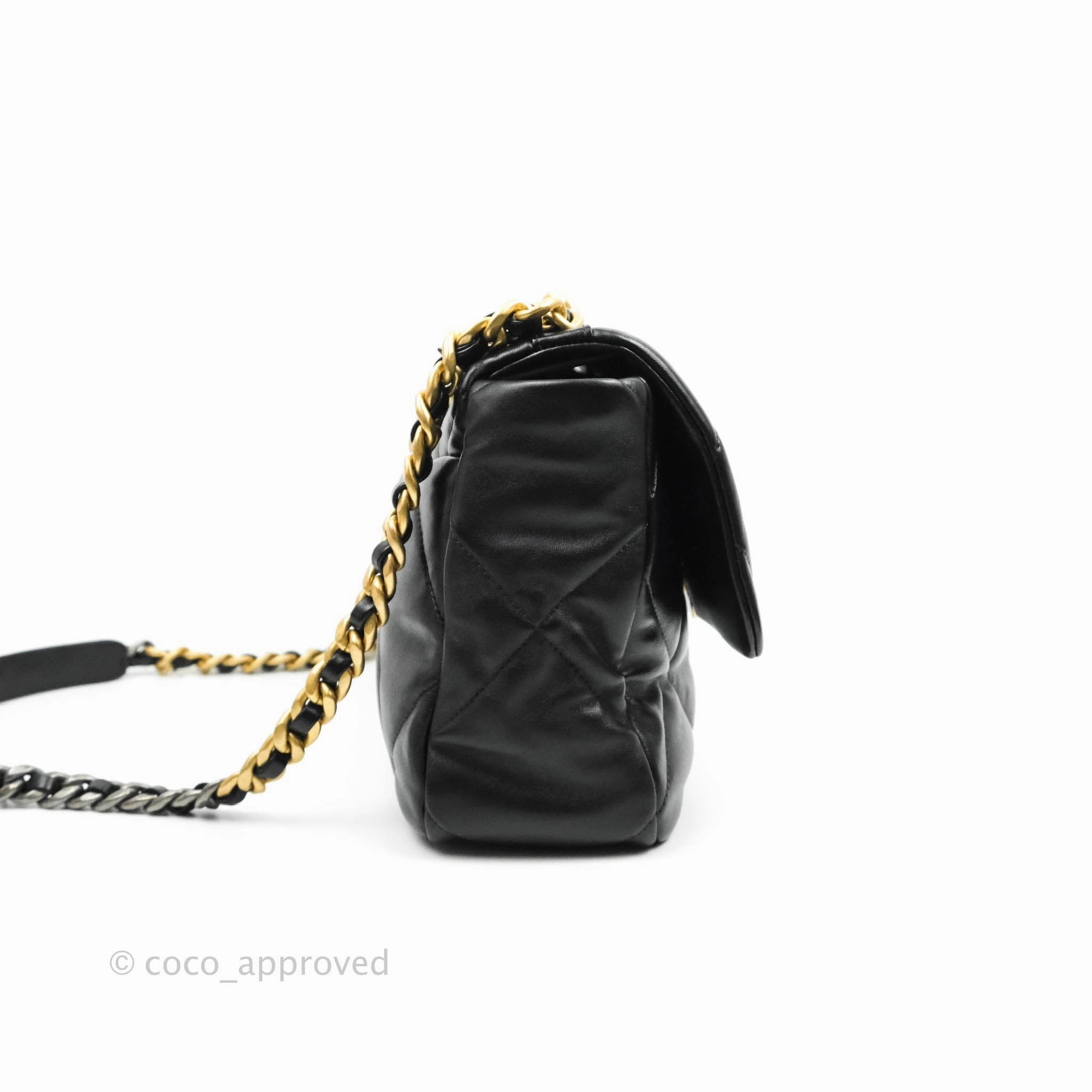 Chanel 19 Medium Black Mixed Hardware
