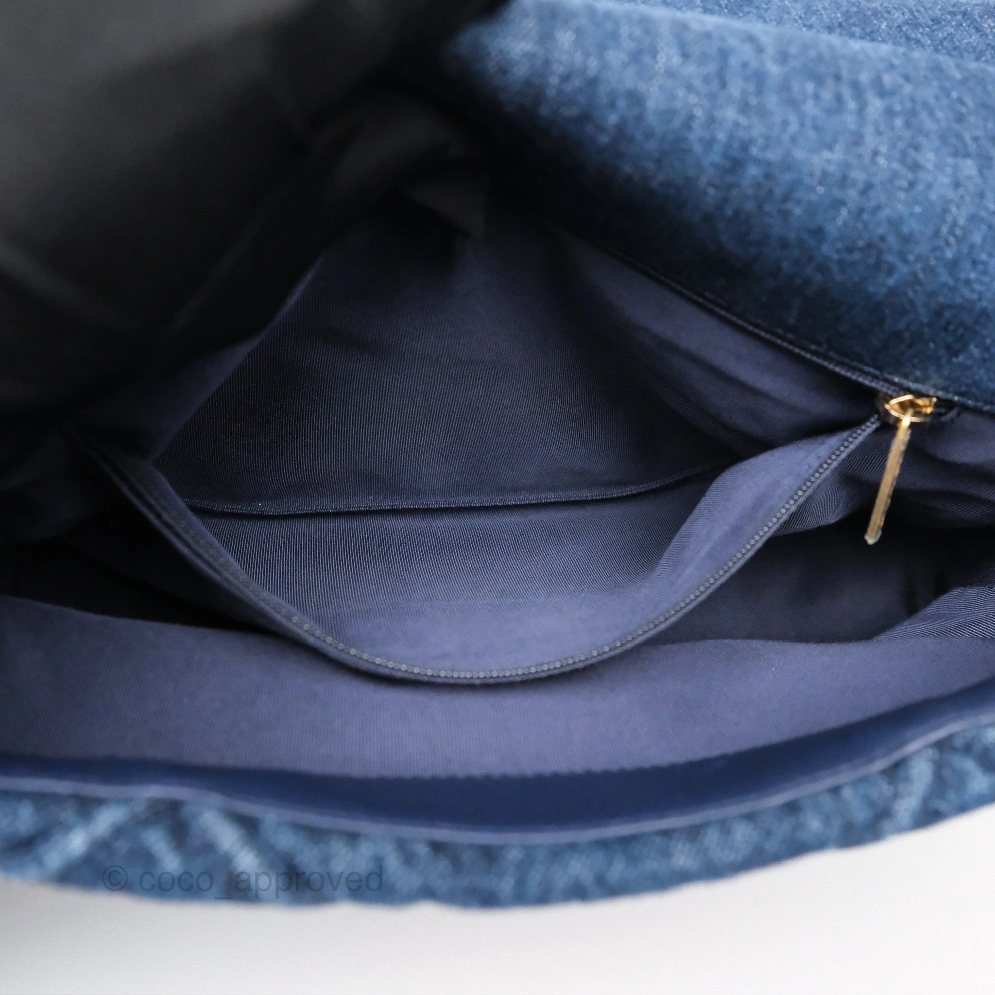 Chanel 19 Medium Dark Denim Mixed Hardware