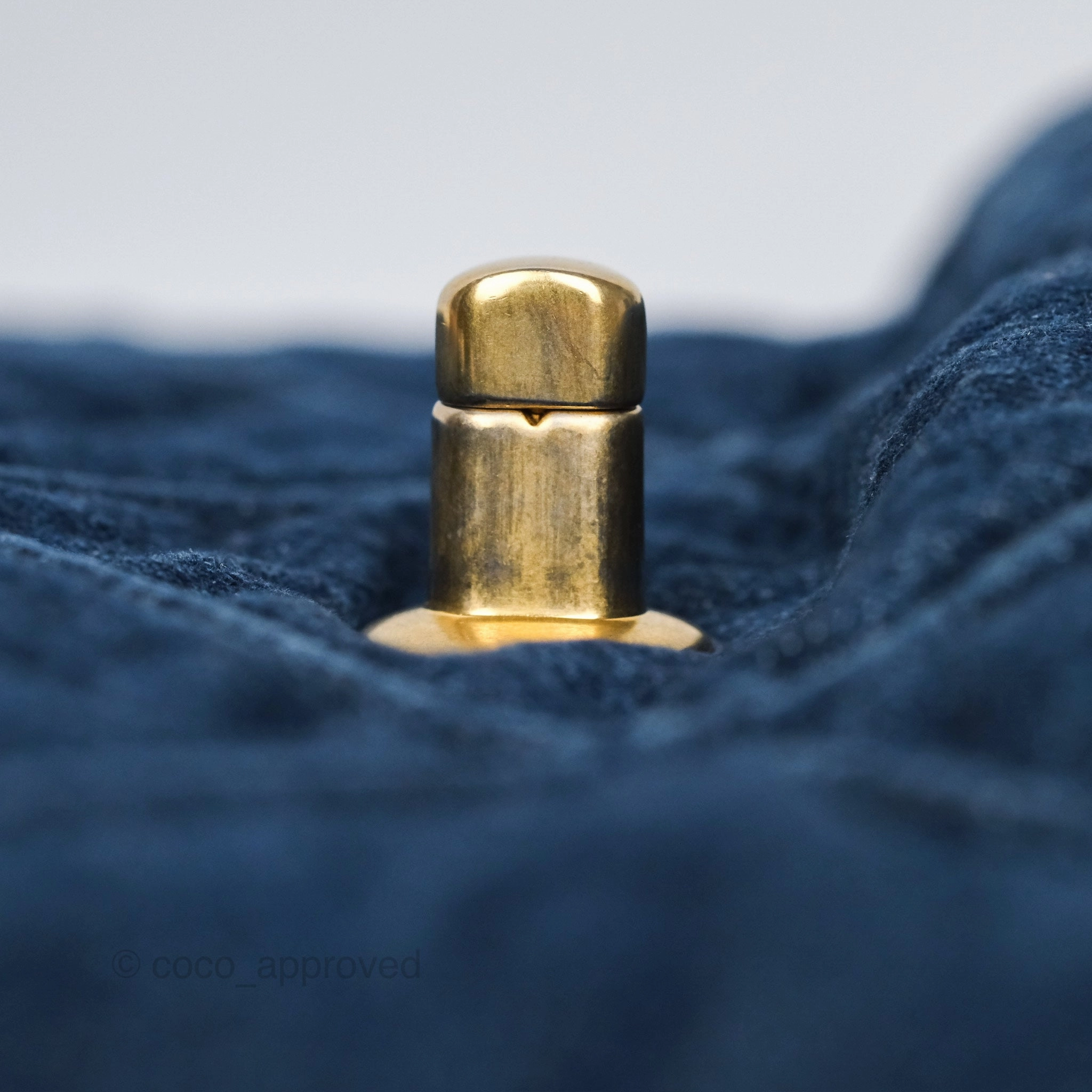 Chanel 19 Medium Dark Denim Mixed Hardware
