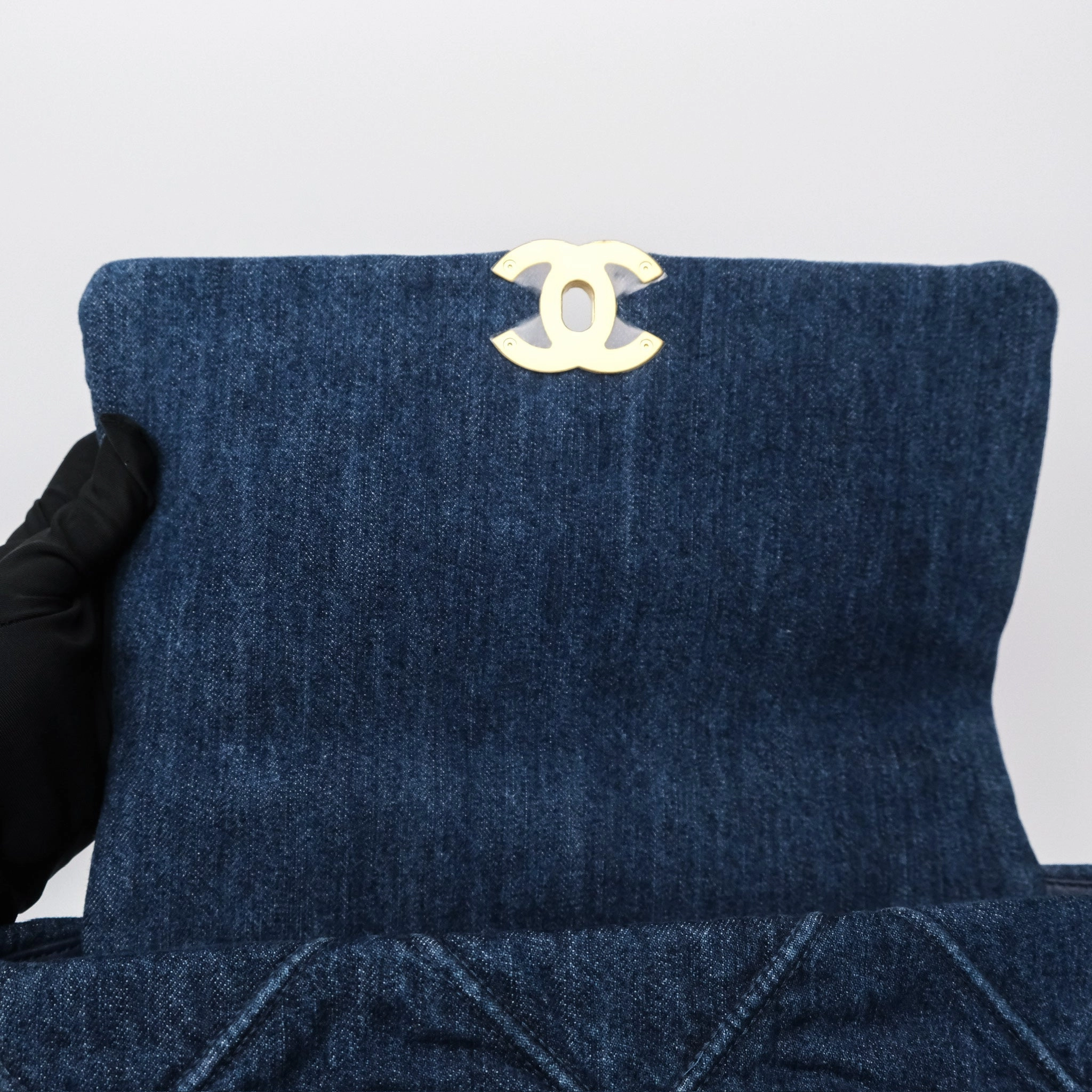 Chanel 19 Medium Dark Denim Mixed Hardware